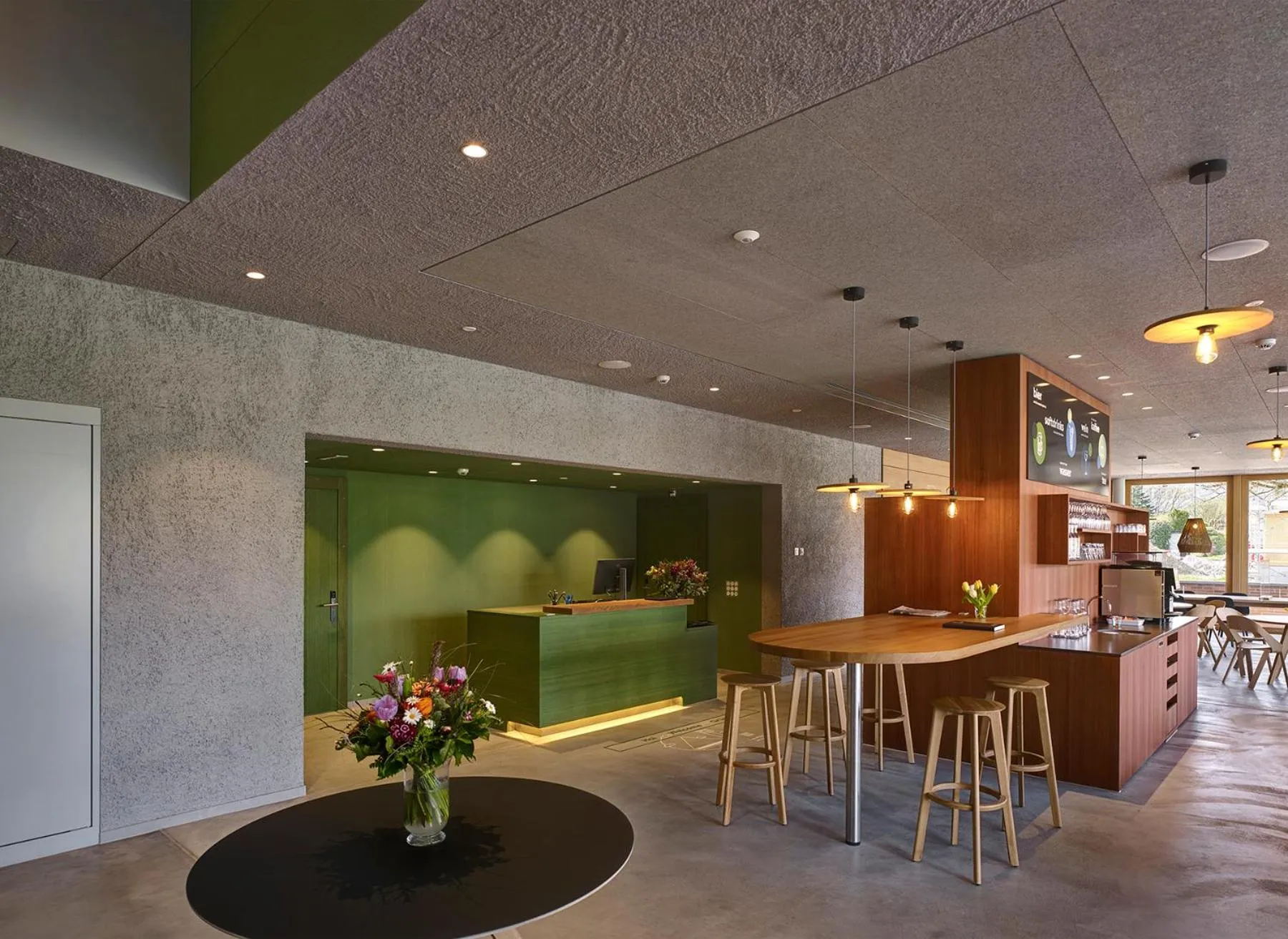 Lobby or reception in Schaan-Vaduz Youth Hostel