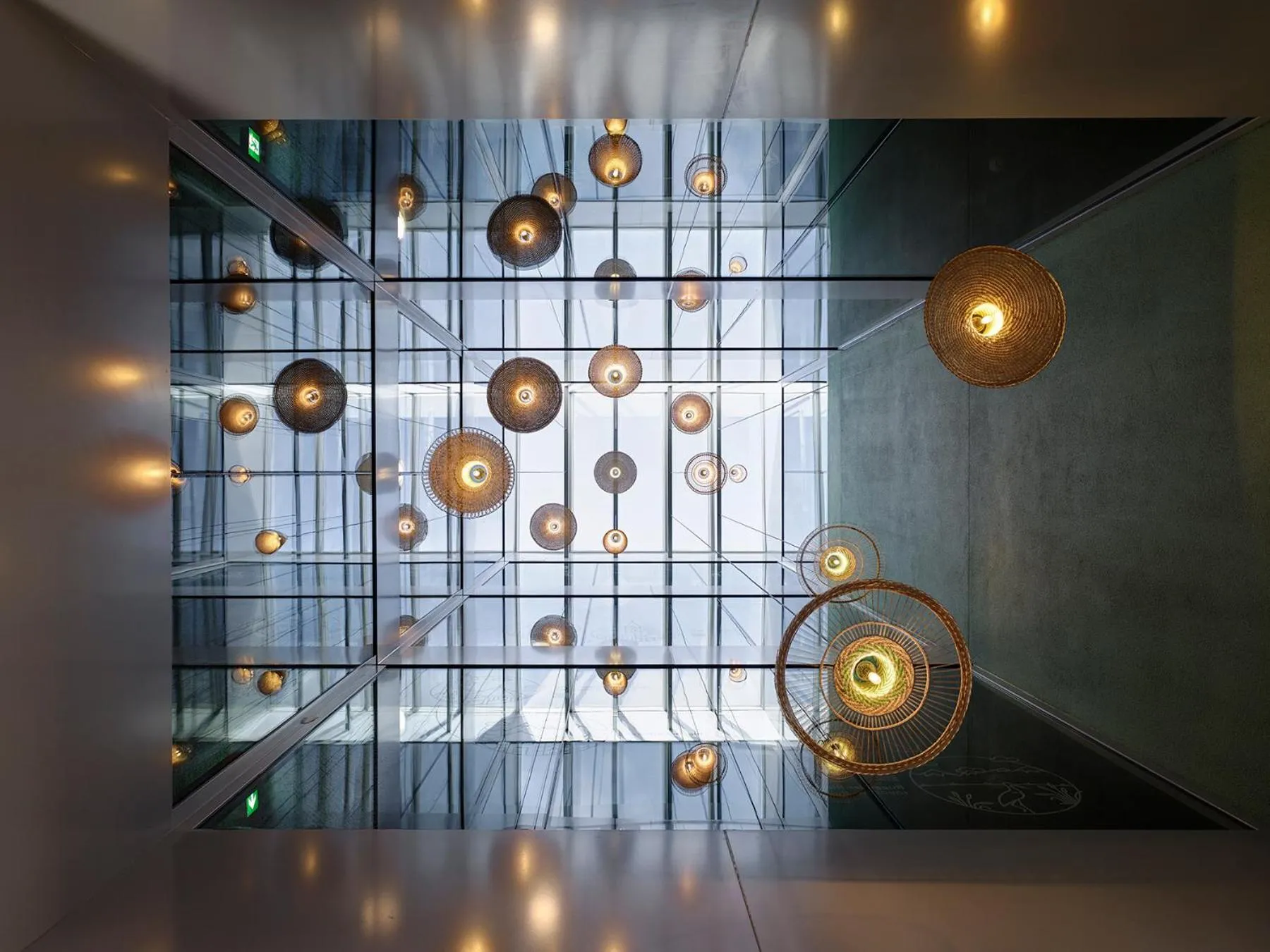 Decorative detail in Schaan-Vaduz Youth Hostel