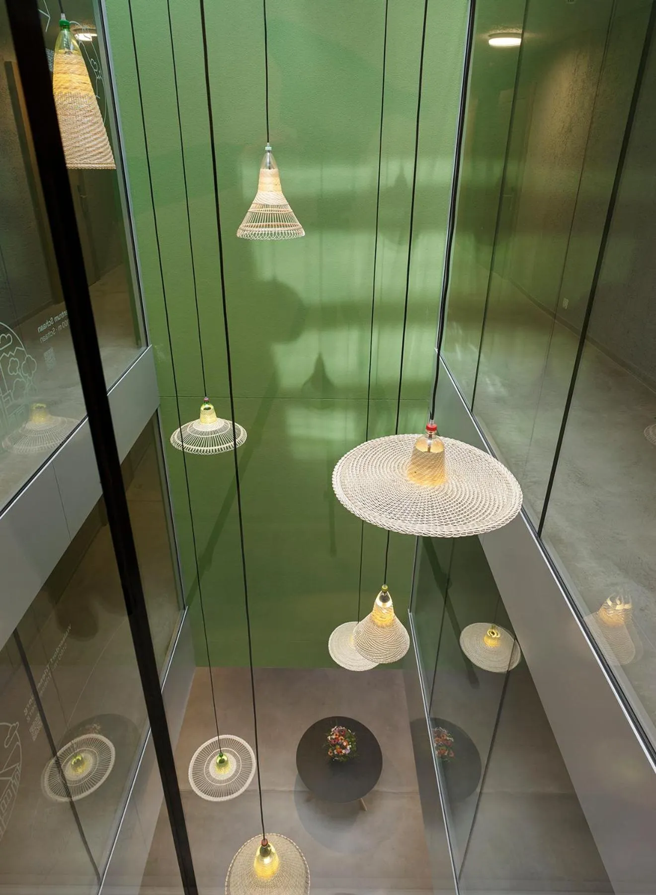 Decorative detail in Schaan-Vaduz Youth Hostel