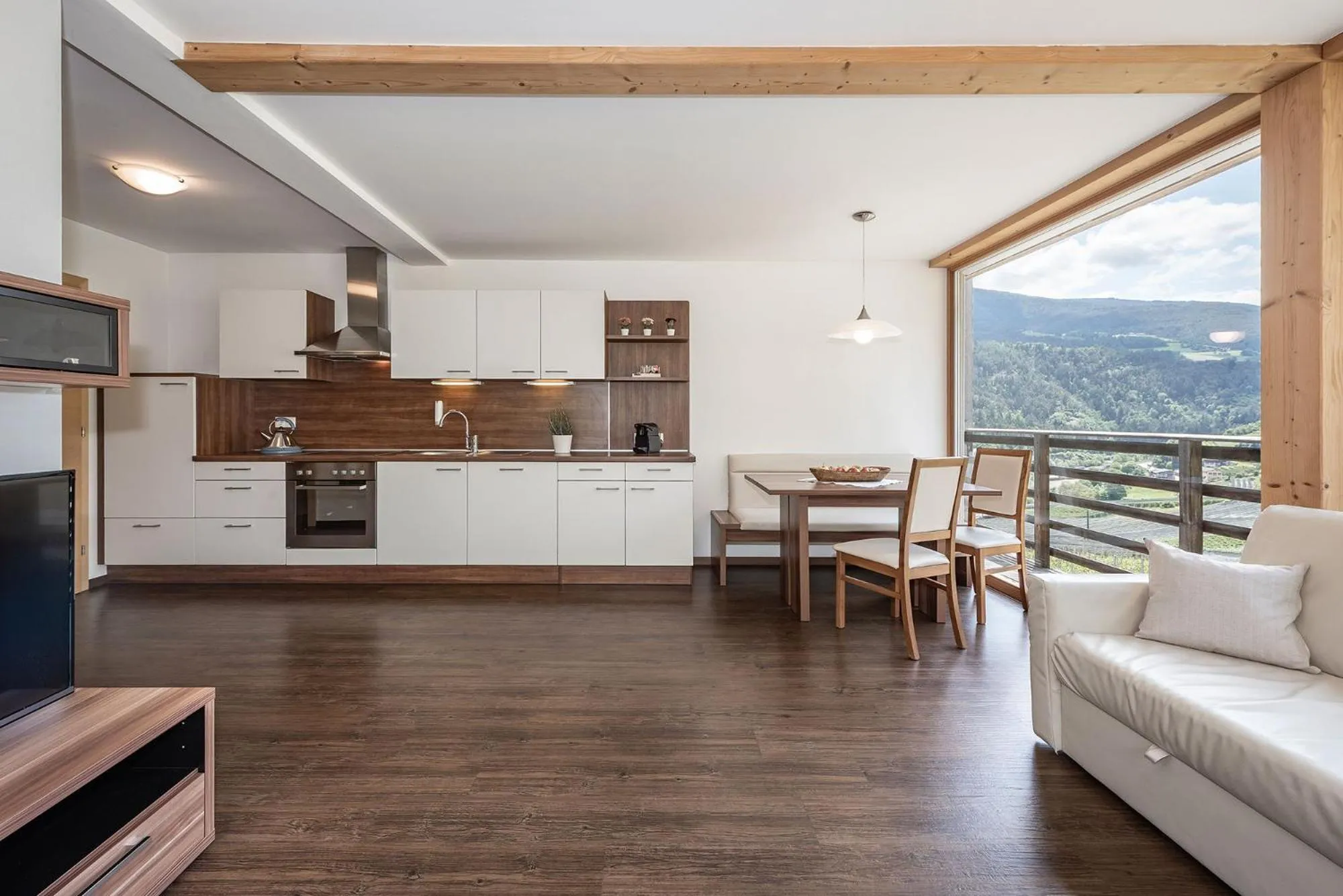 Kitchen or kitchenette in Appartements Toni