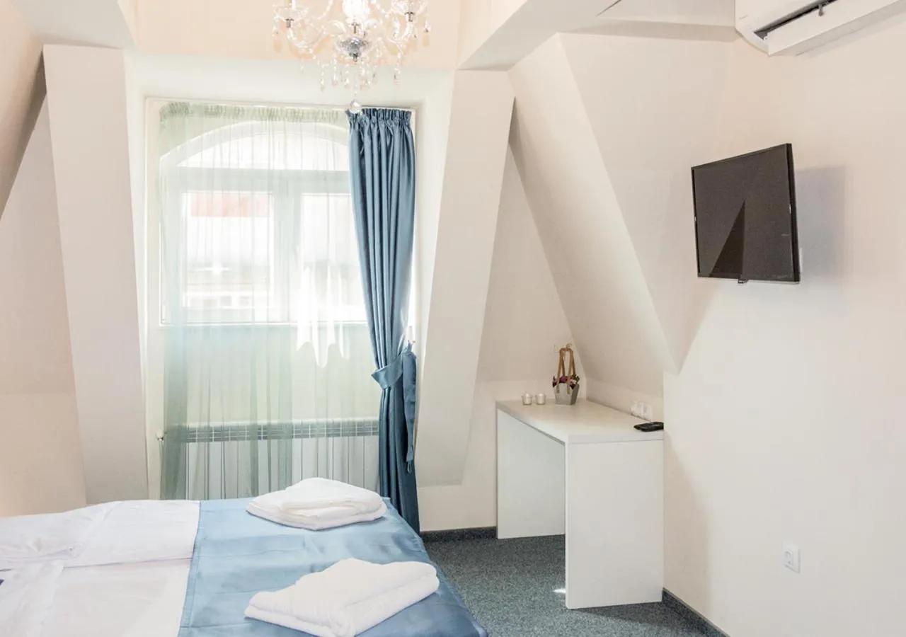 Bed in Family Hotel Belle Epoque Beach