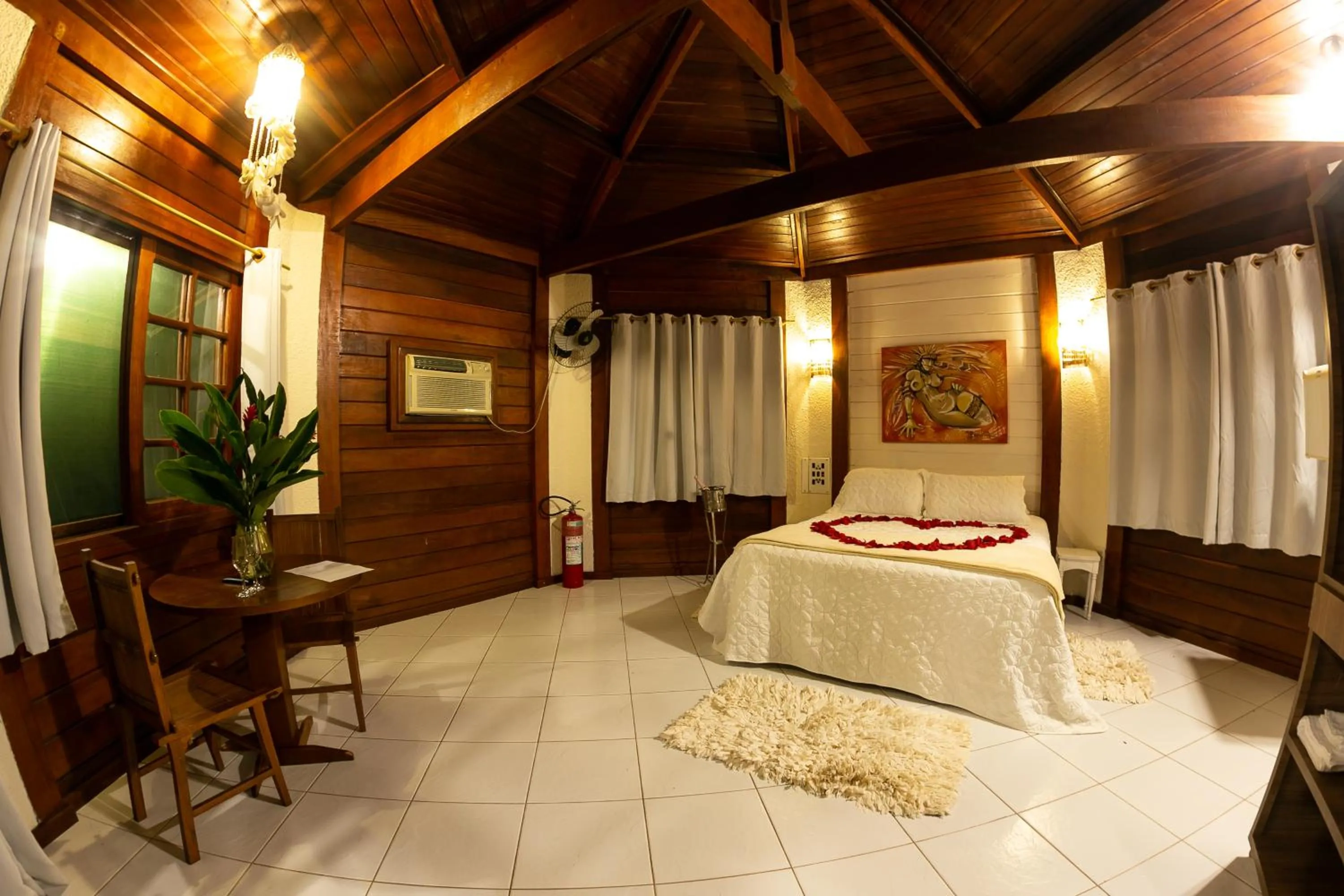 Bed in Pousada Vitorino