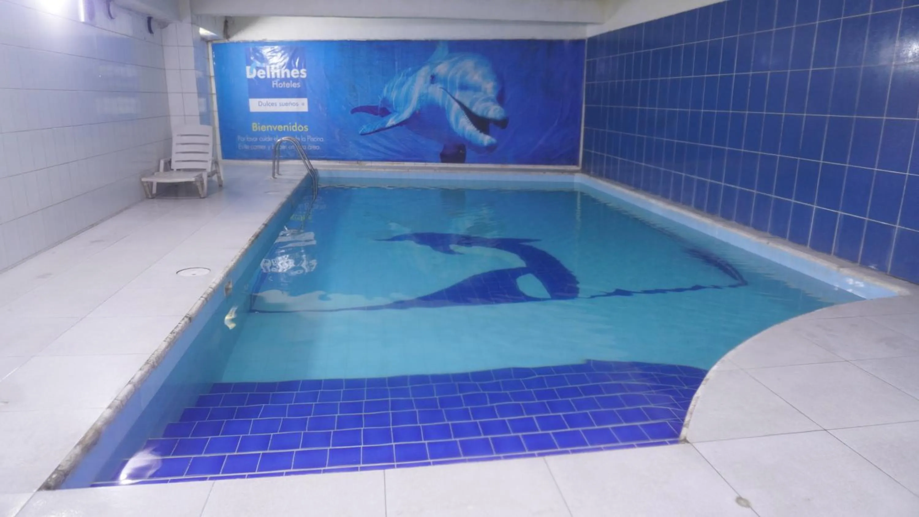 Pool view in Delfines Apart Hotel