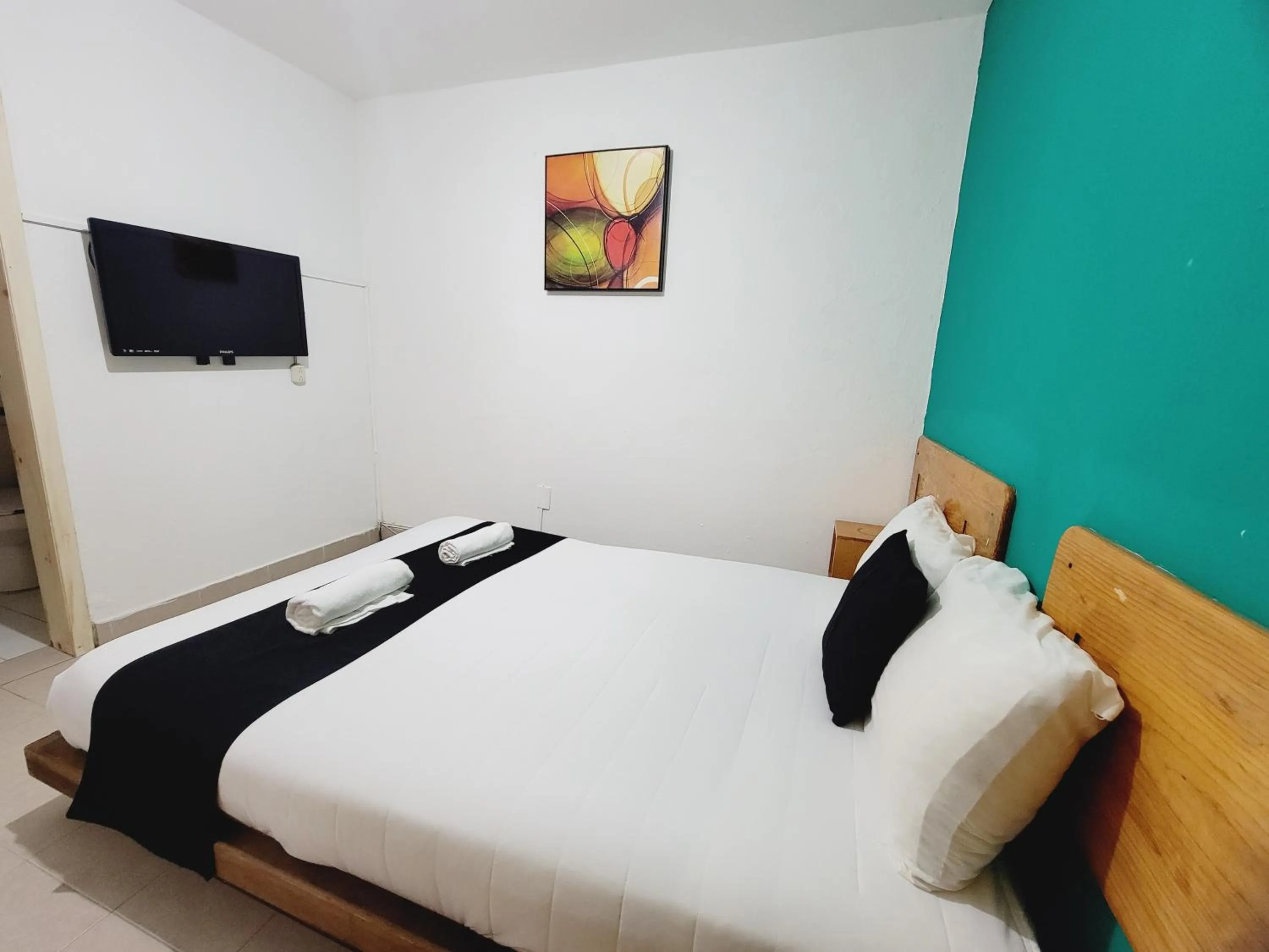 Bed in Hotel Dulce Luna