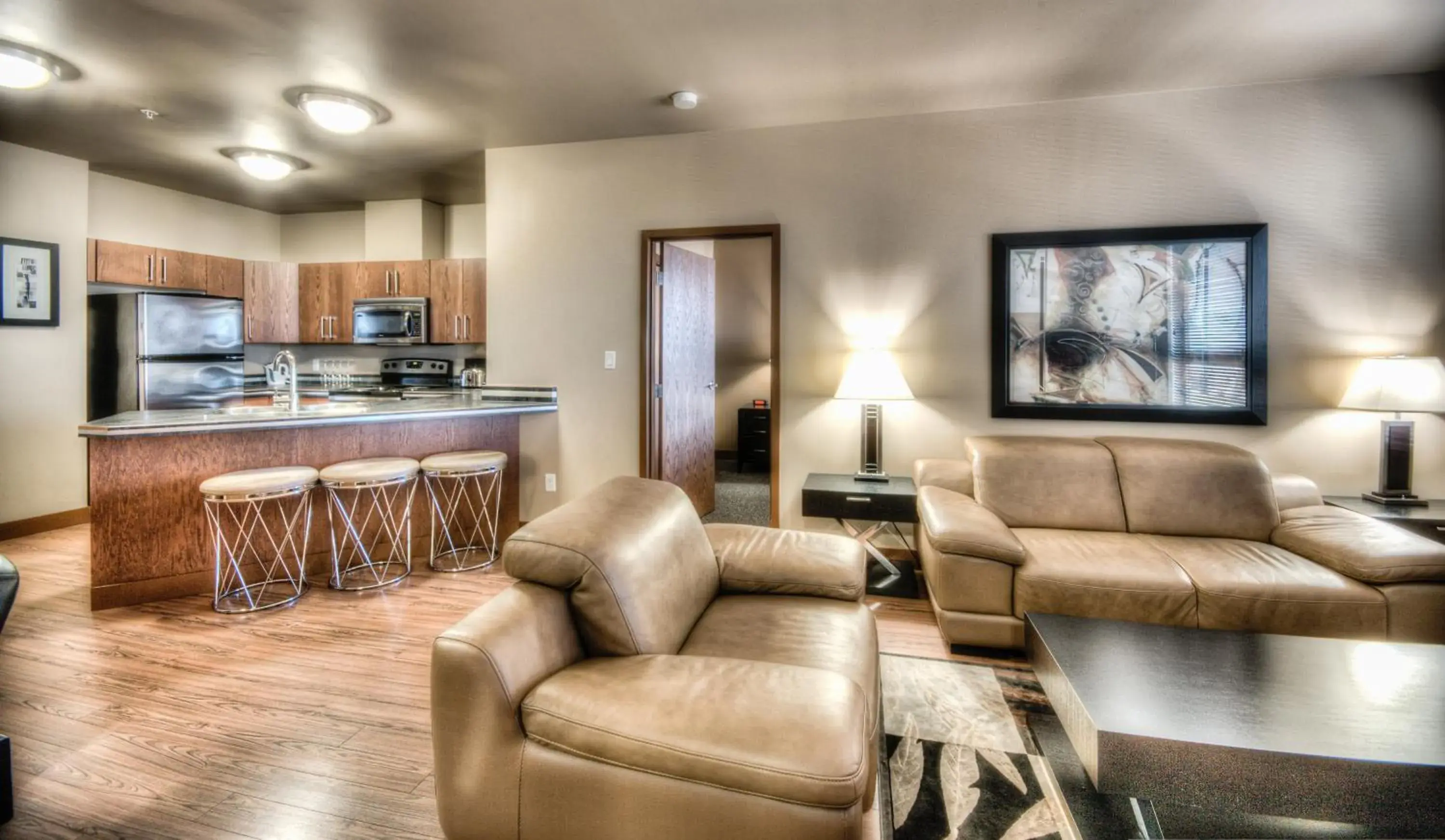 2 Bedroom Suite with 2 King Beds, Washer/Dryer and Full Kitchenette in Grand Inn & Residence- Grande Prairie 2 Bedroom Suite with 2 King Beds, Washer/Dryer and Full Kitchenette in Grand Inn & Residence- Grande Prairie