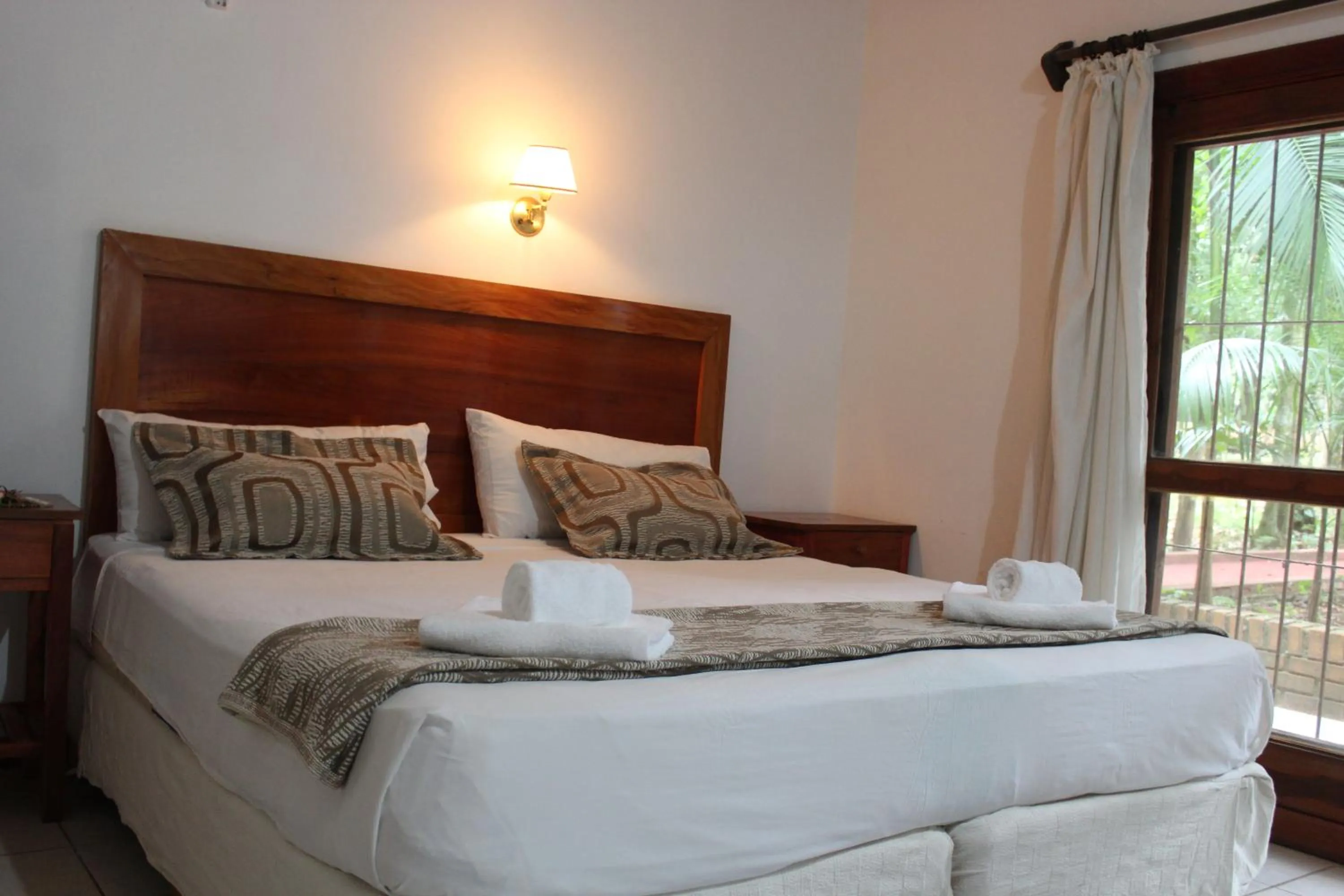 Bed in Palo Rosa Lodge