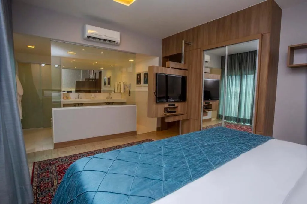 Bed in Mercure Uberlândia Plaza Shopping