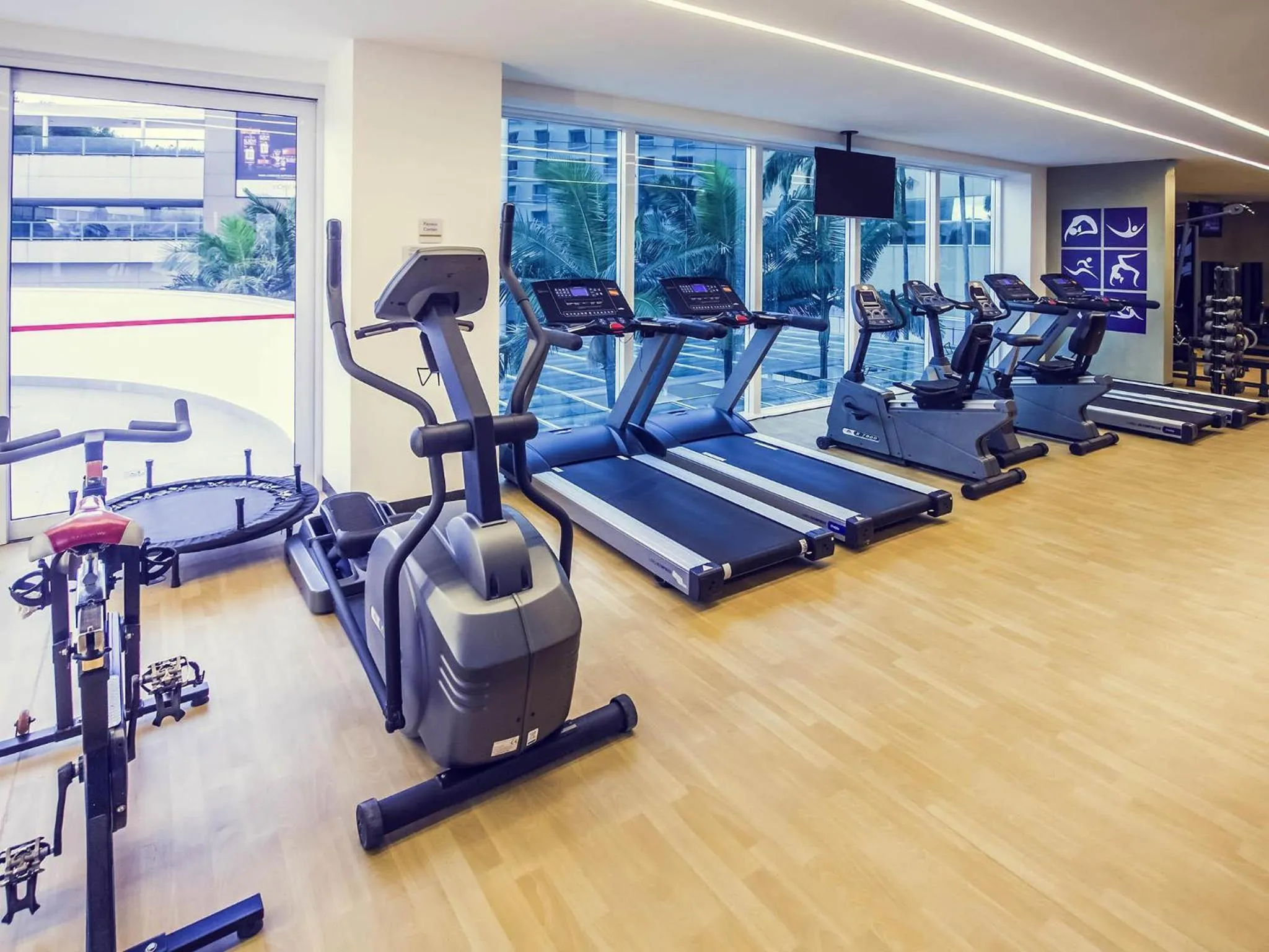 Fitness centre/facilities in Mercure Uberlândia Plaza Shopping