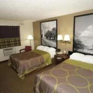 Bed in Super 8 by Wyndham Greenville