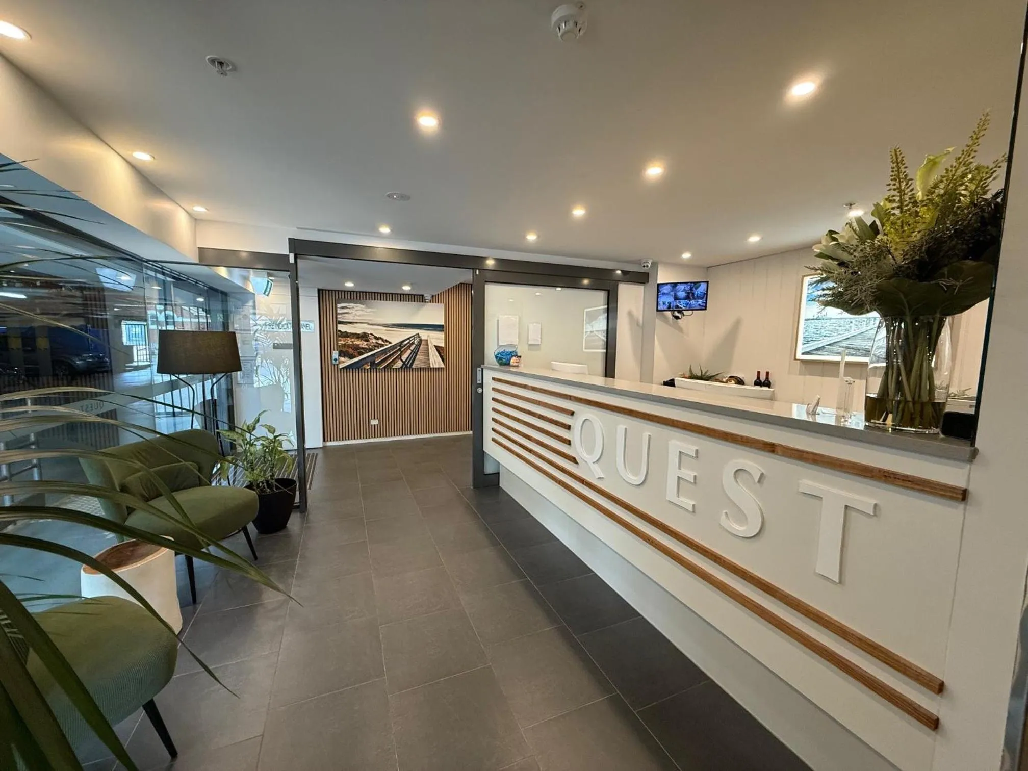 Lobby or reception in Quest Geelong