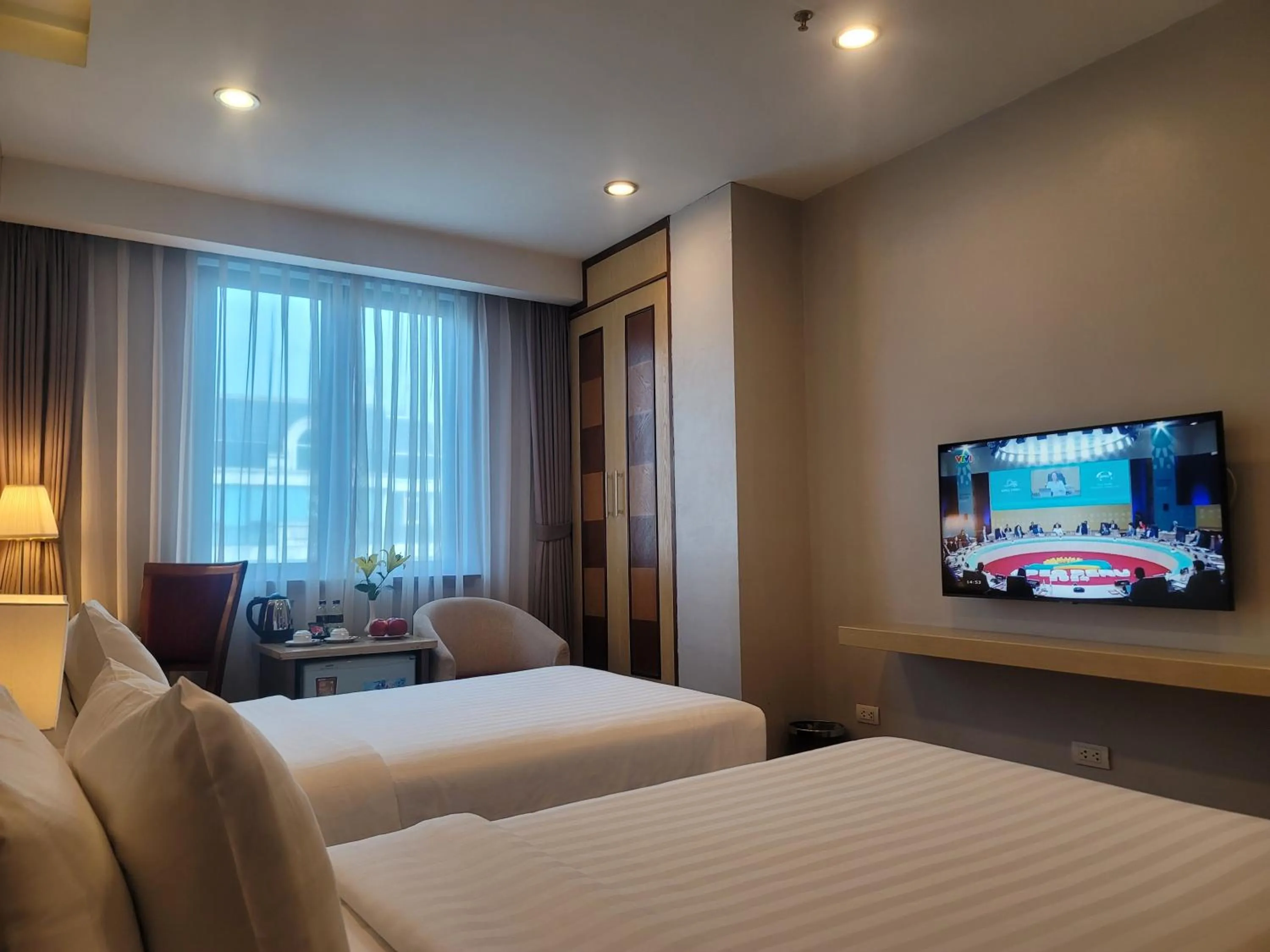 Photo of the whole room, Bed in Luxeden Hotel Hanoi