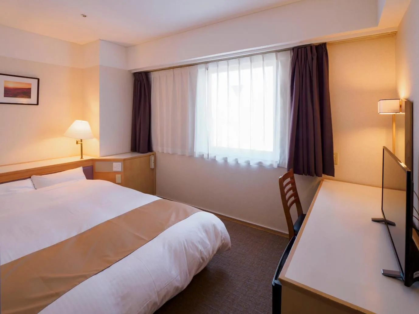 Bed in Airline Hotel