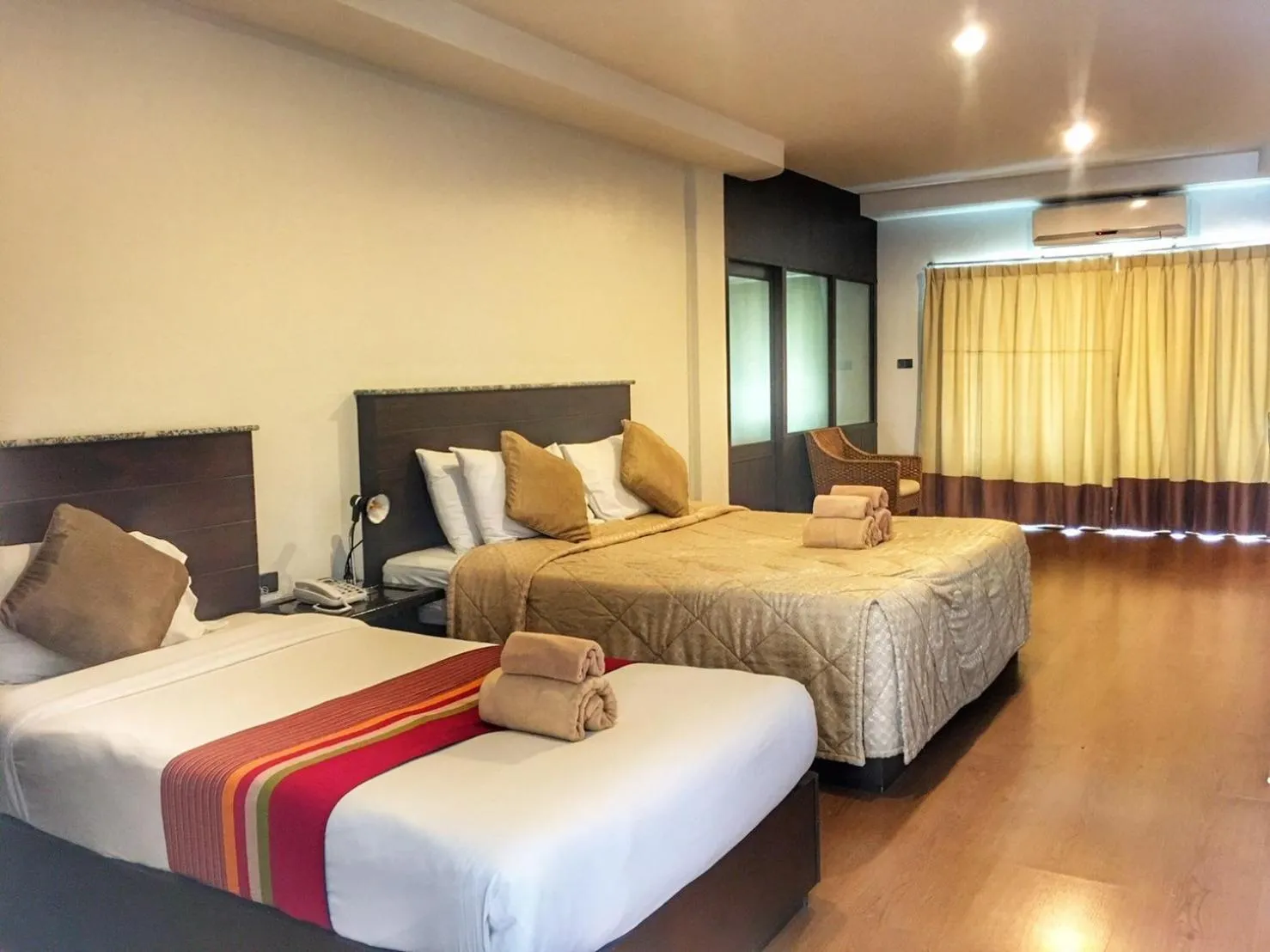 Bed in Diamond Park Inn Chiangrai & Resort