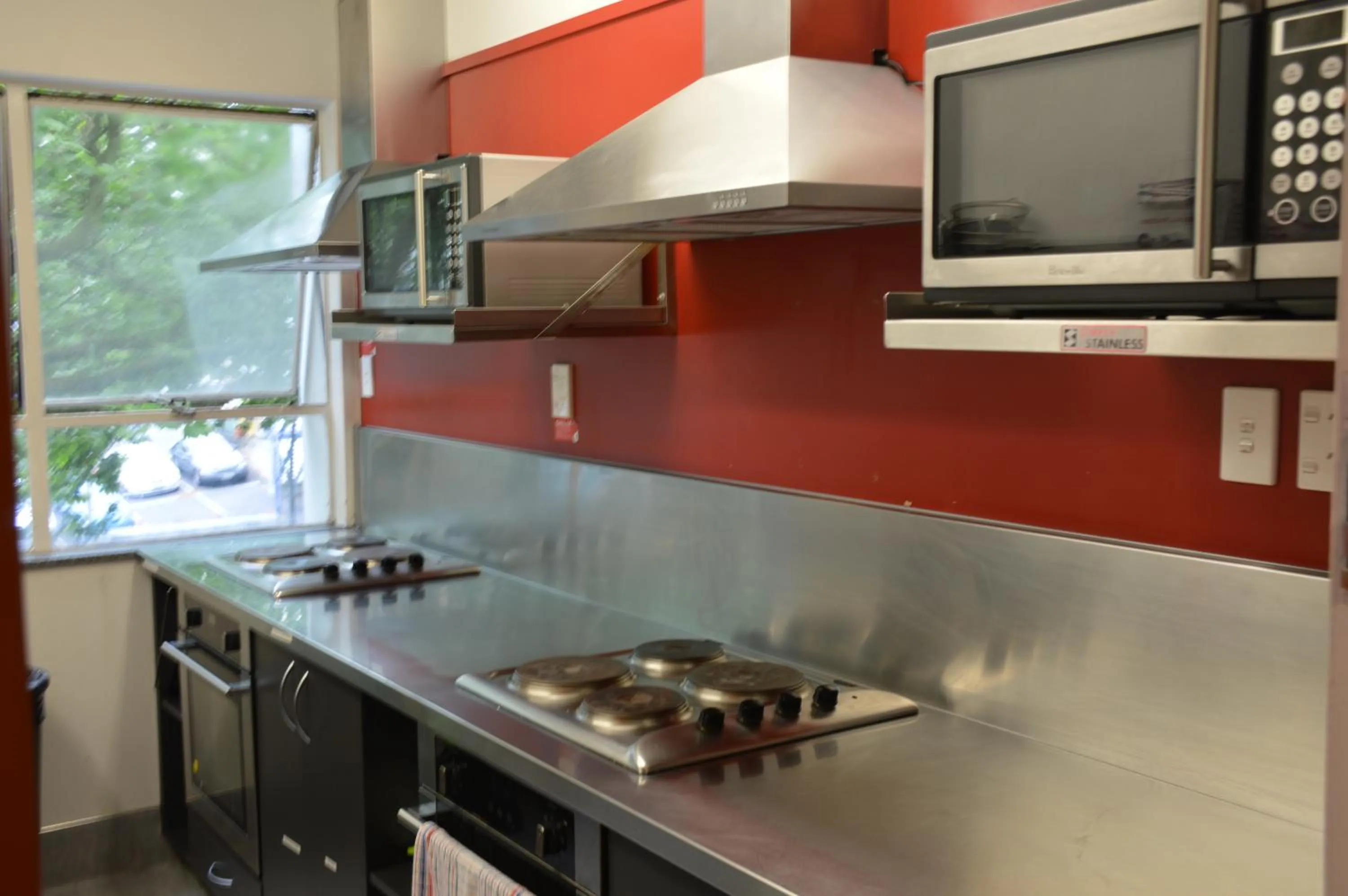 Kitchen or kitchenette in YMCA Hostel