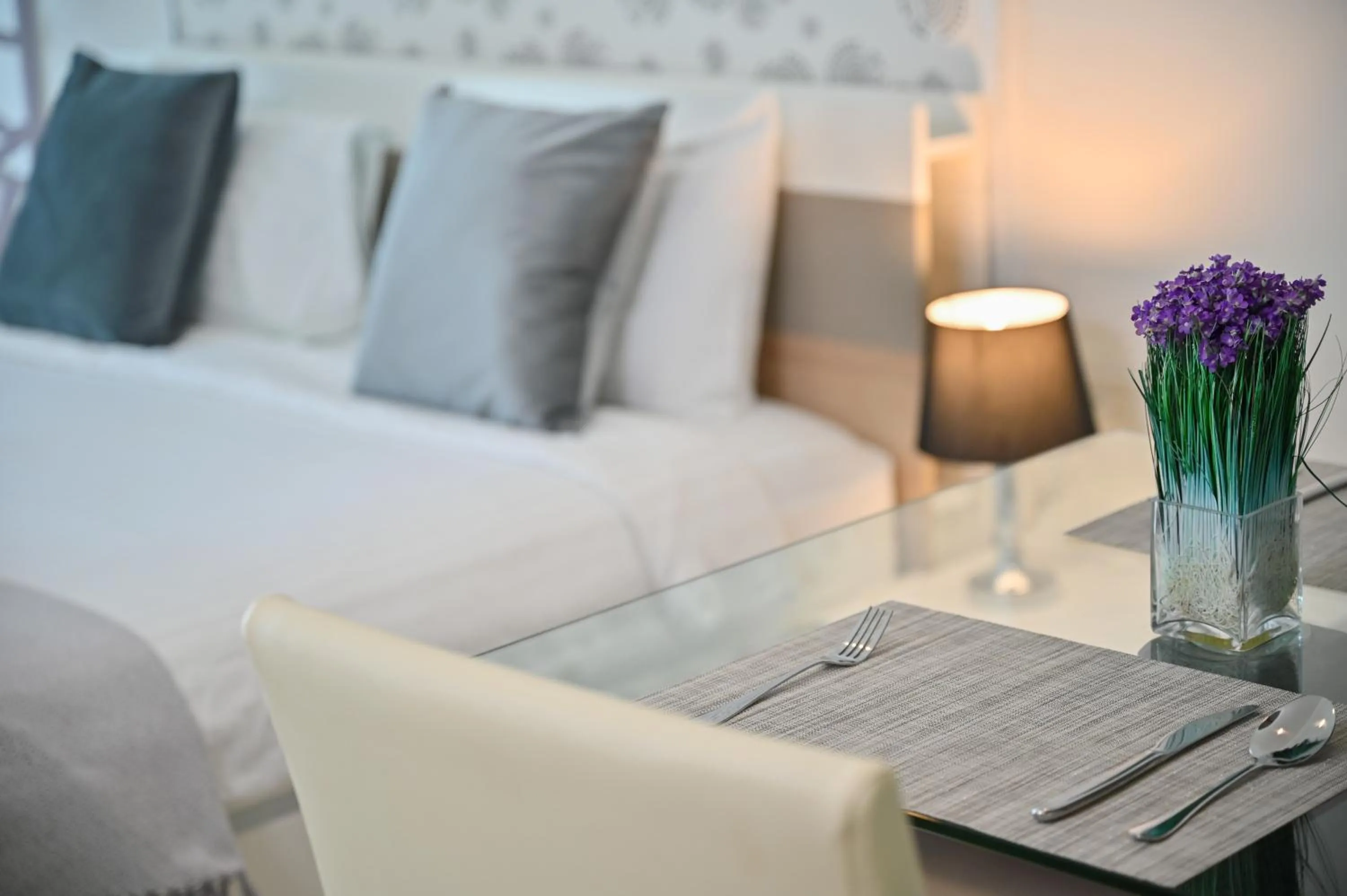 Seating area, Bed in Sivana Place Phuket