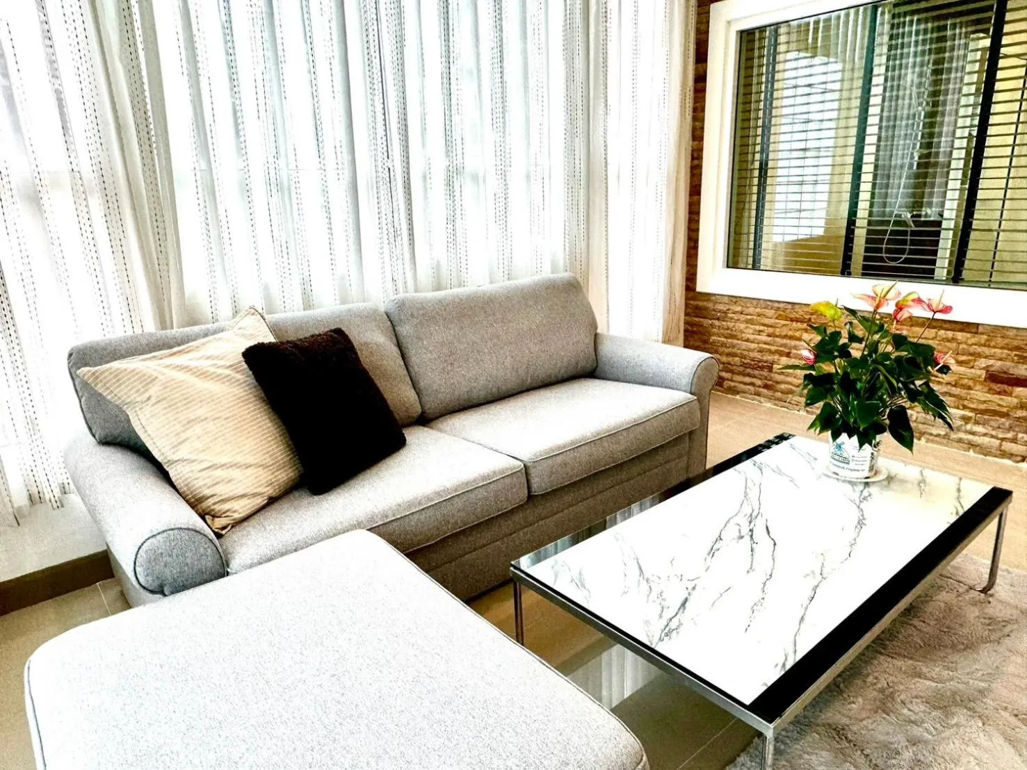 Living room in Sivana Place Phuket