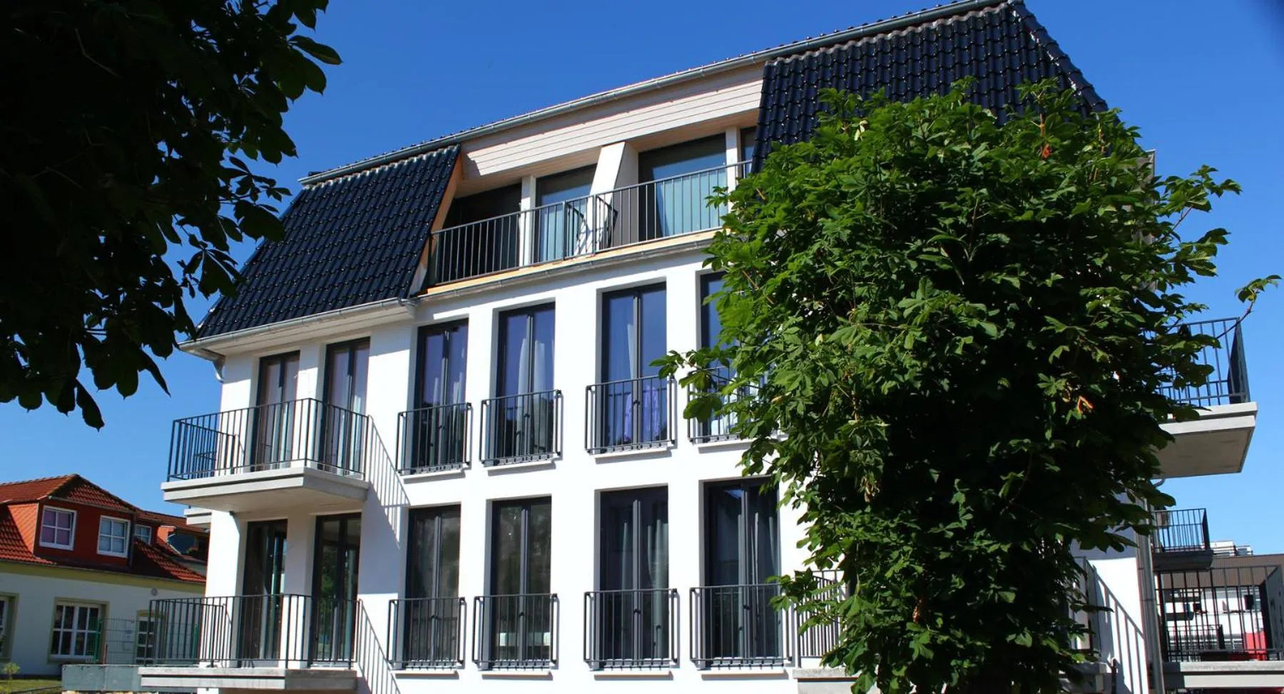 Property building in Suite Hotel Binz Familienhotel Rügen