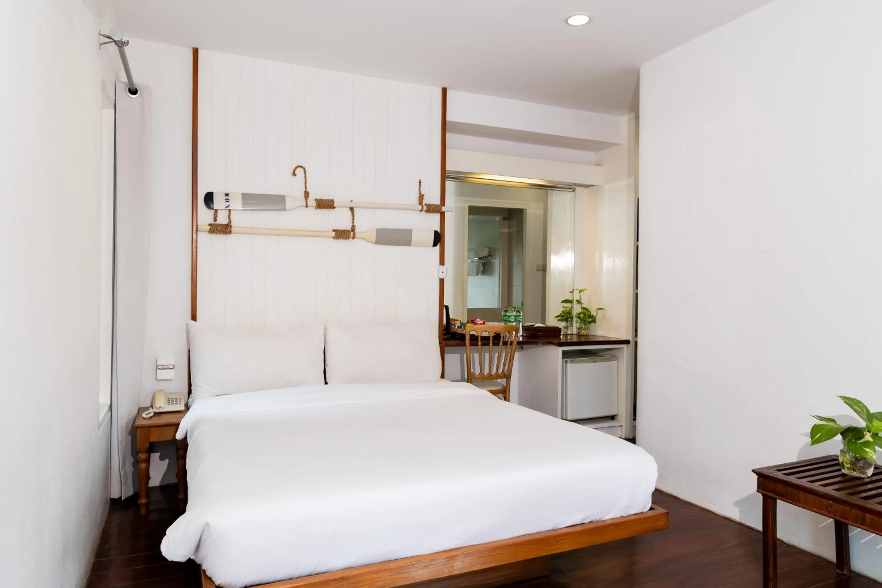 Bed in Malibu Beach Resort