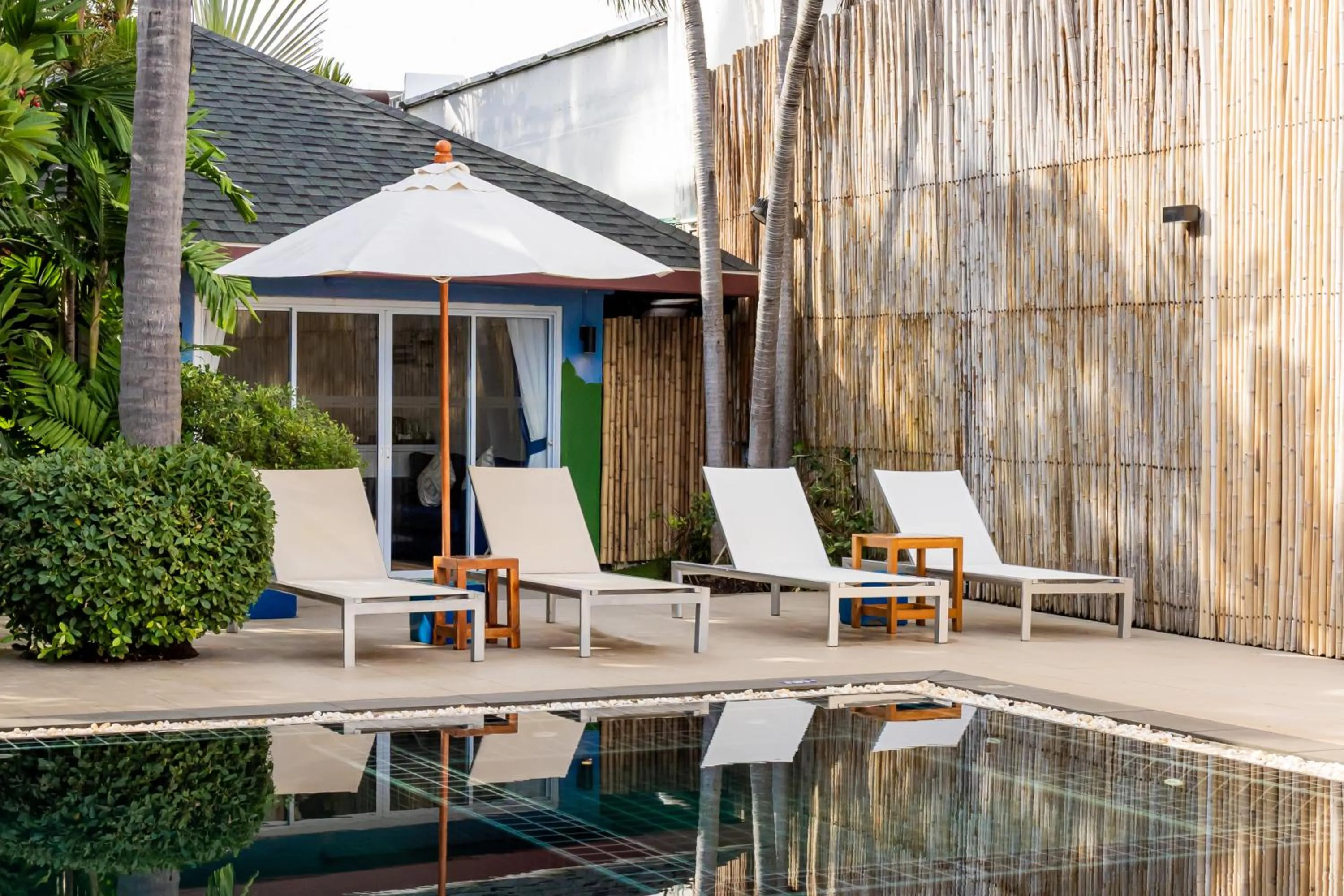 Swimming pool in Malibu Beach Resort