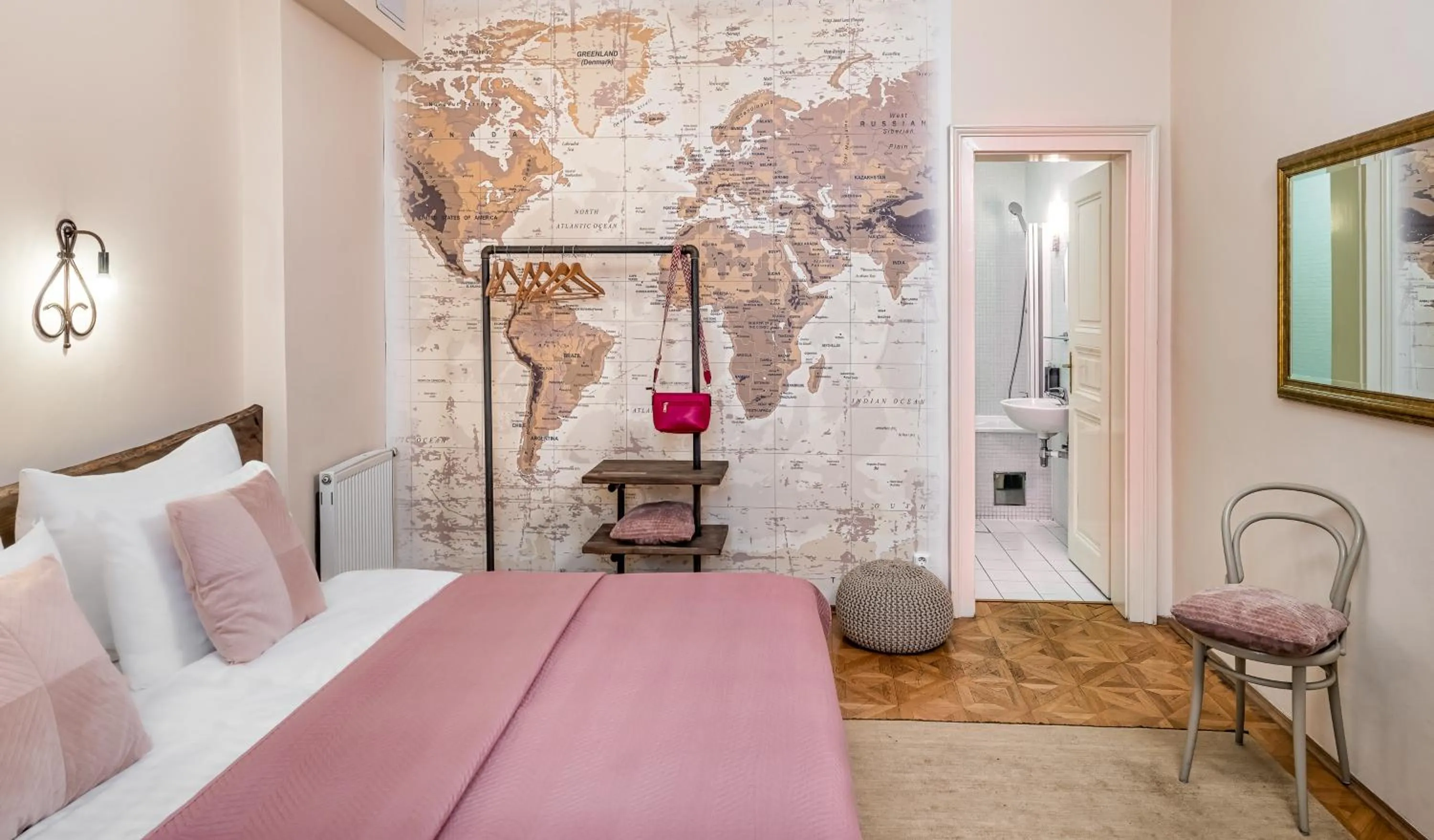 Bed in 6 Continents Apartments by Adrez