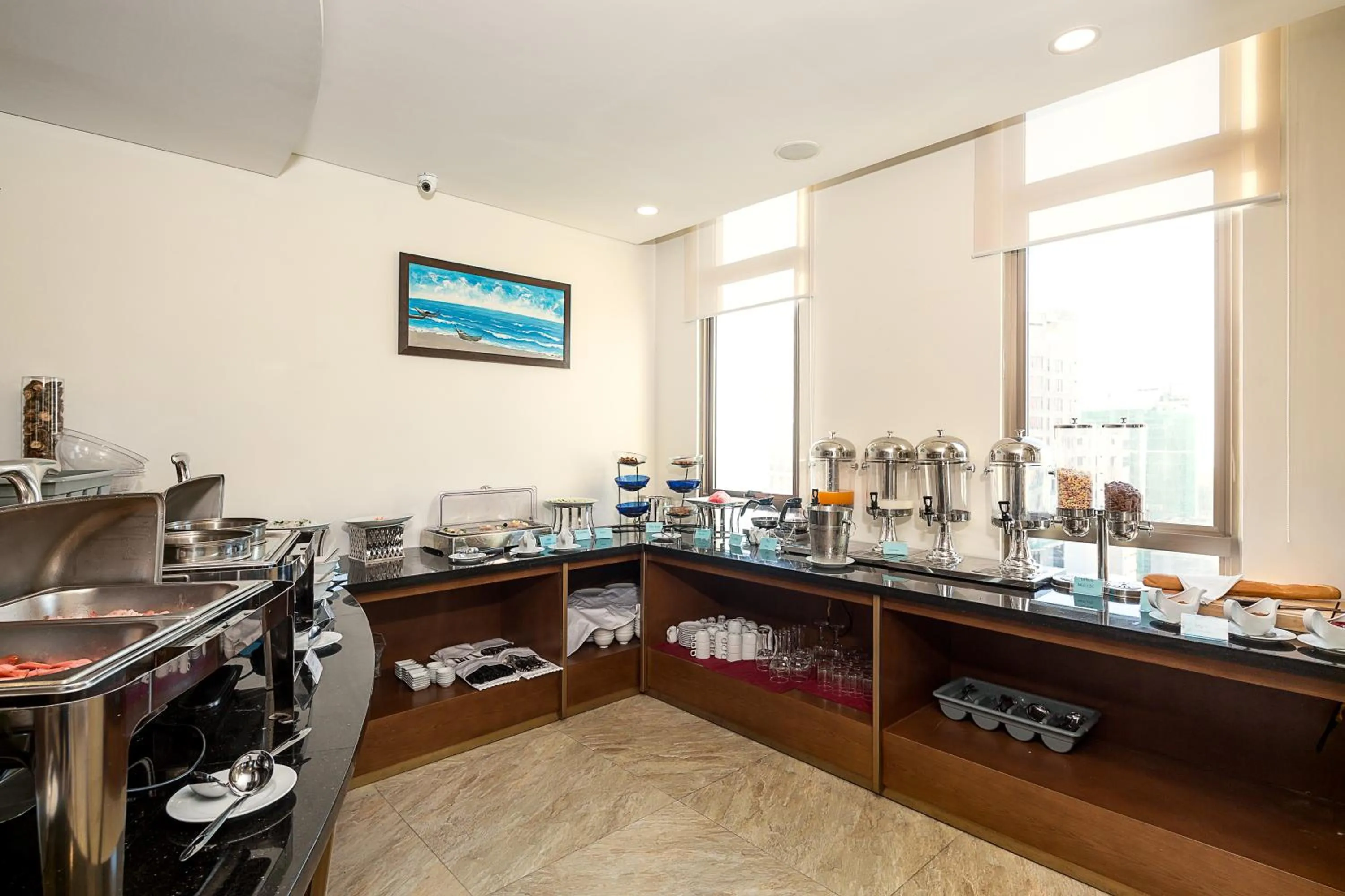 Buffet breakfast in Tamarind Danang Beach Hotel