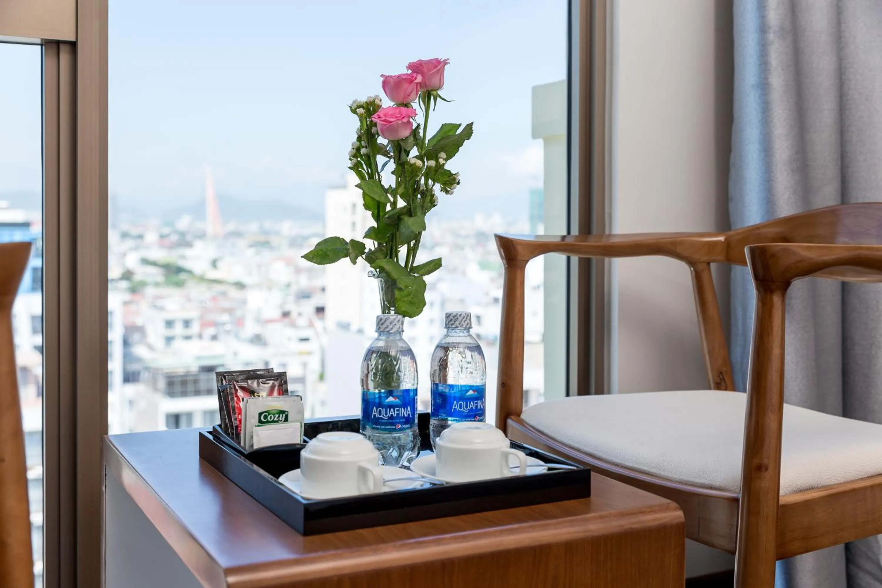 Seating area in Tamarind Danang Beach Hotel