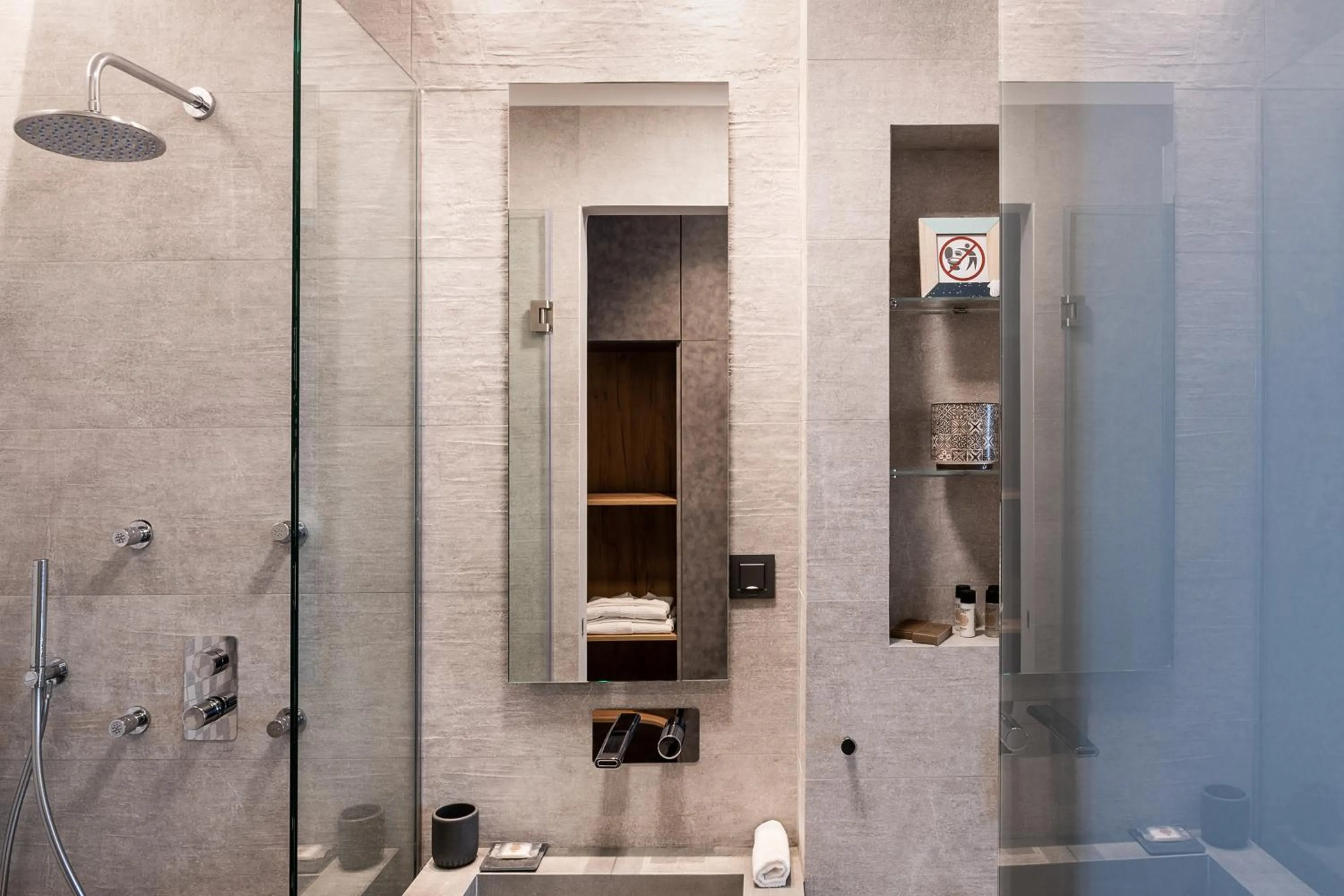 Shower in Ciel Collection Suites