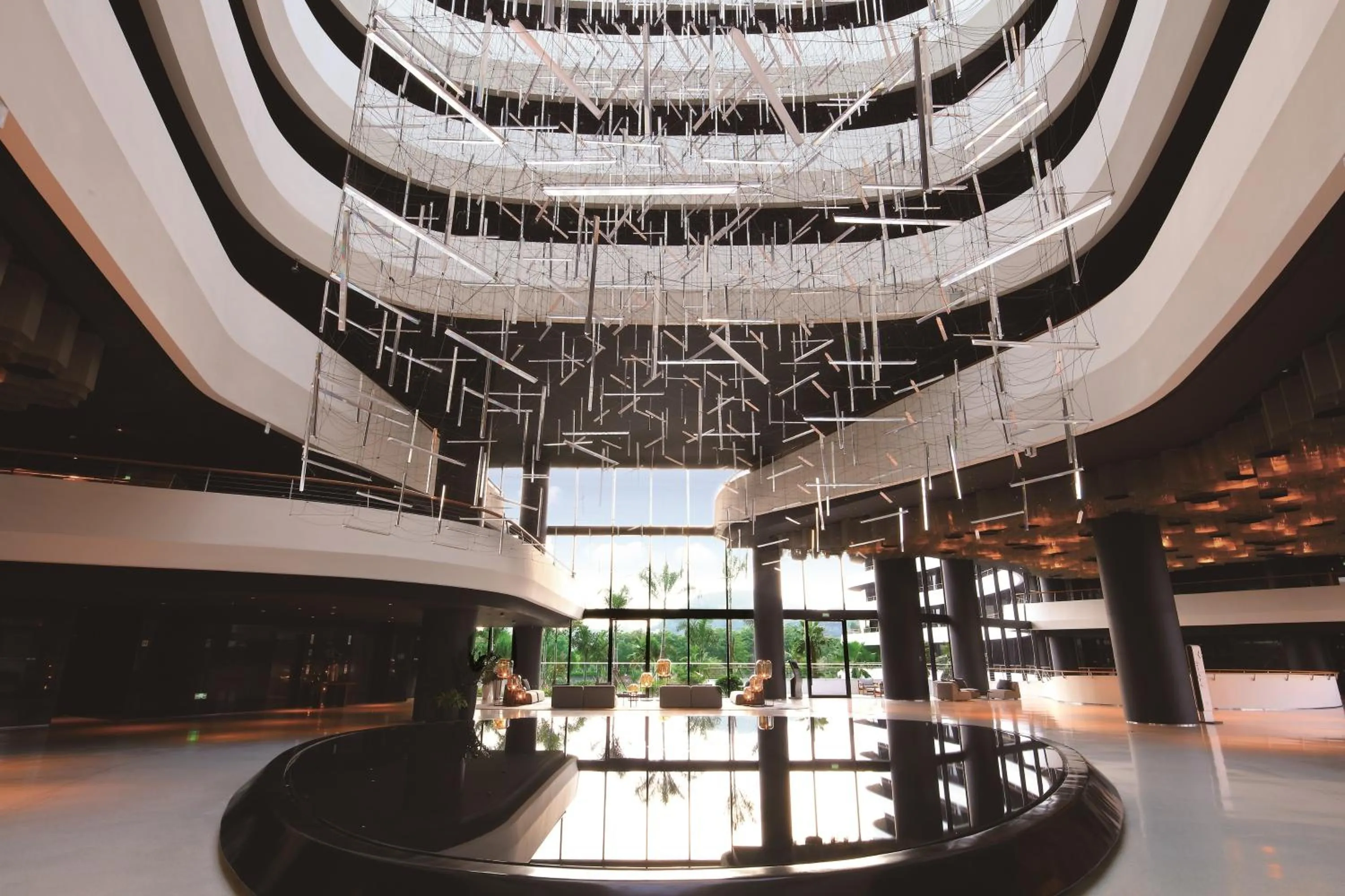 Lobby or reception in Guangzhou Nansha Garden Hotel