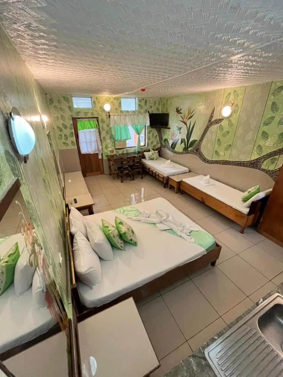 Bed in Kokosnuss Garden Resort