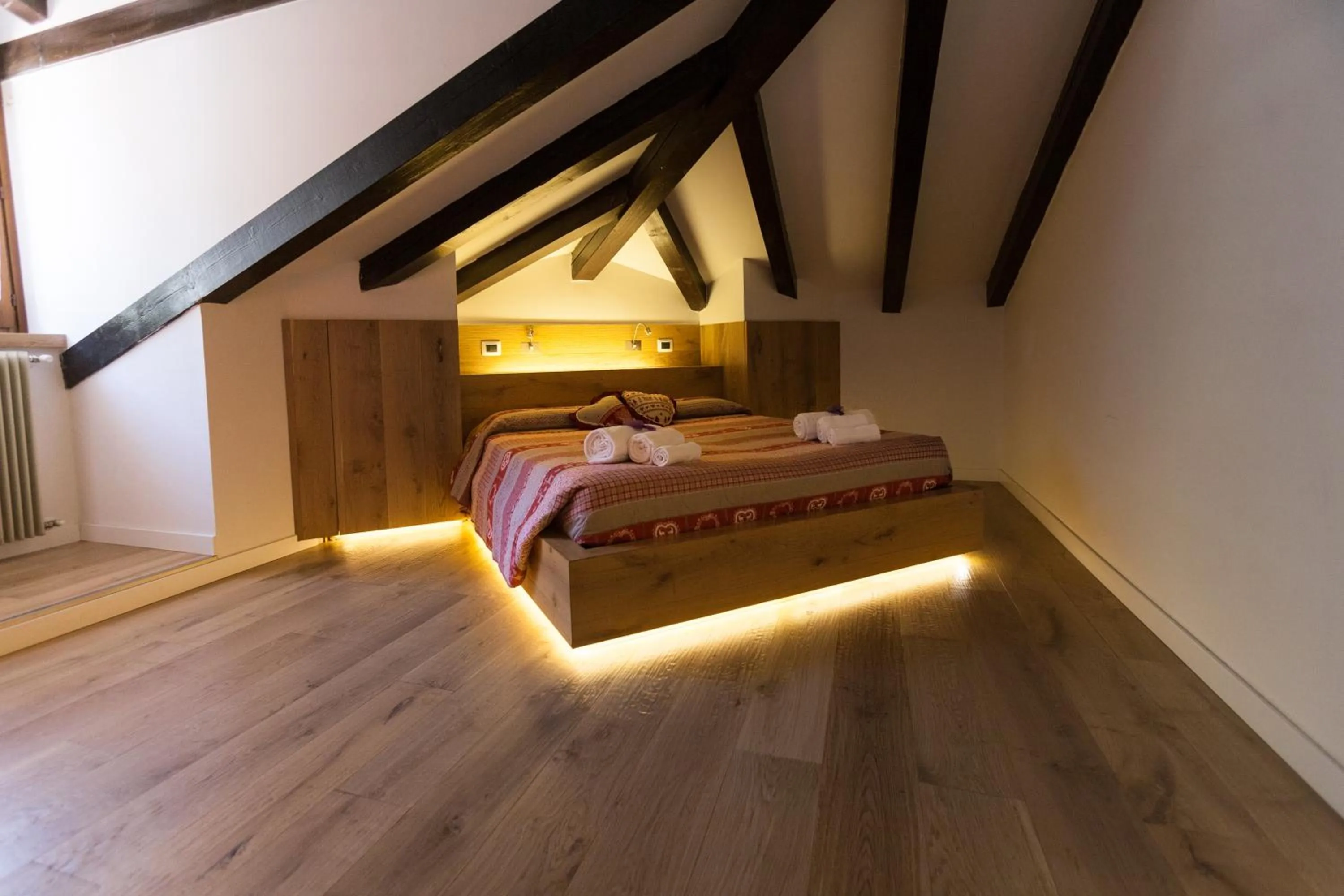 Bed in Grand Hotel Gortani