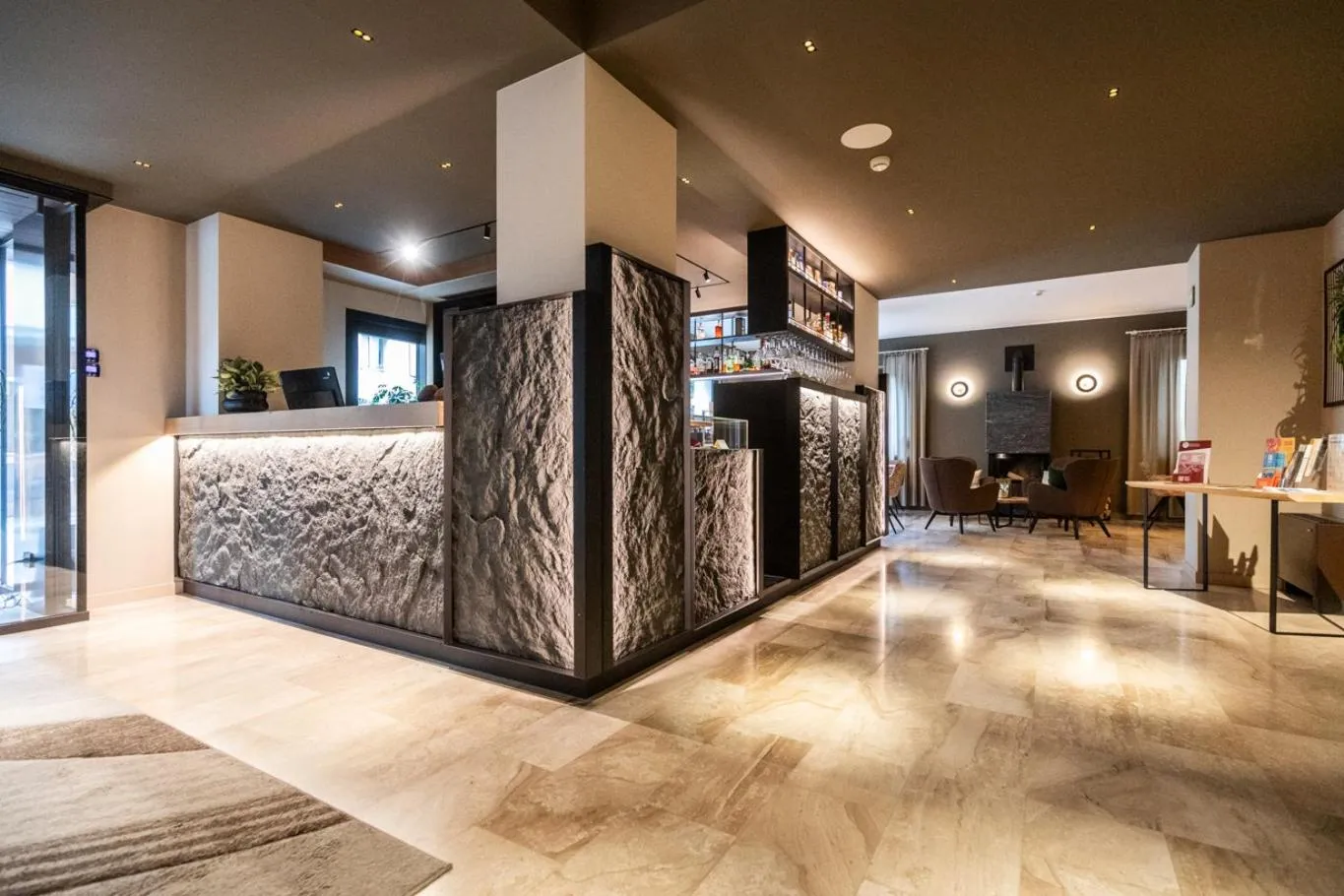 Lobby or reception in Grand Hotel Gortani