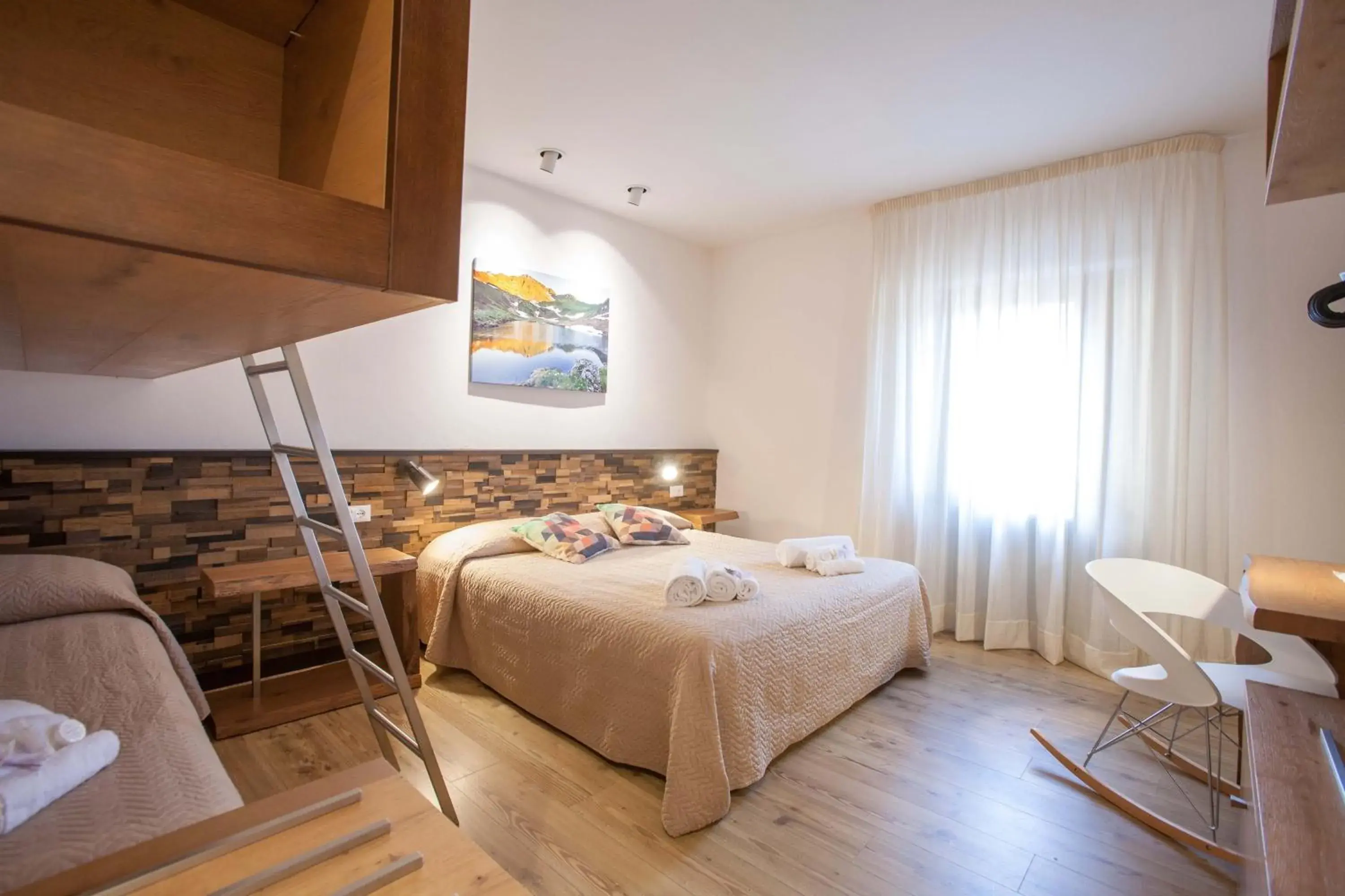 Quadruple Room with Spa Access in Grand Hotel Gortani Quadruple Room with Spa Access in Grand Hotel Gortani