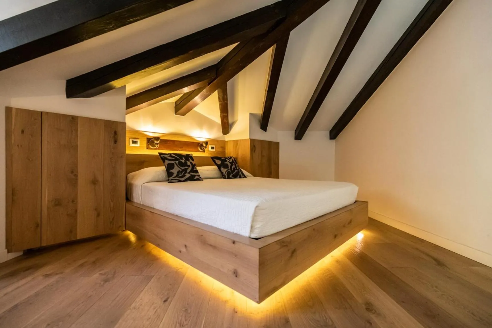 Bed in Grand Hotel Gortani