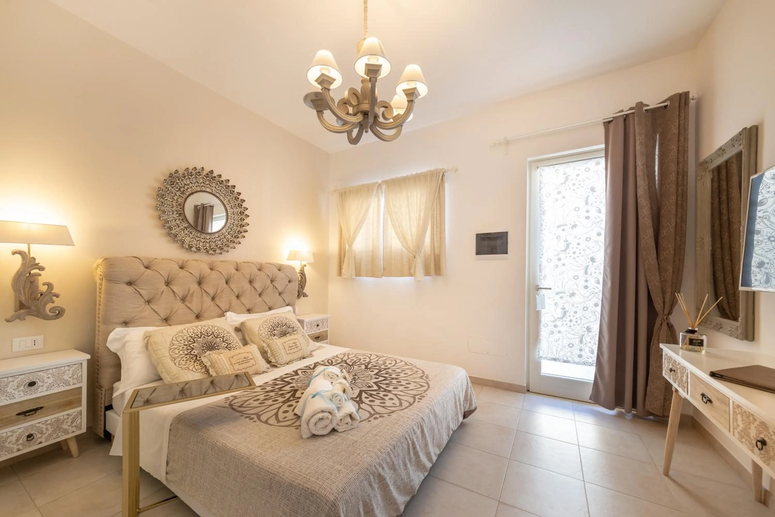 Bed in QuattroCuori Boutique Hotel & Spa