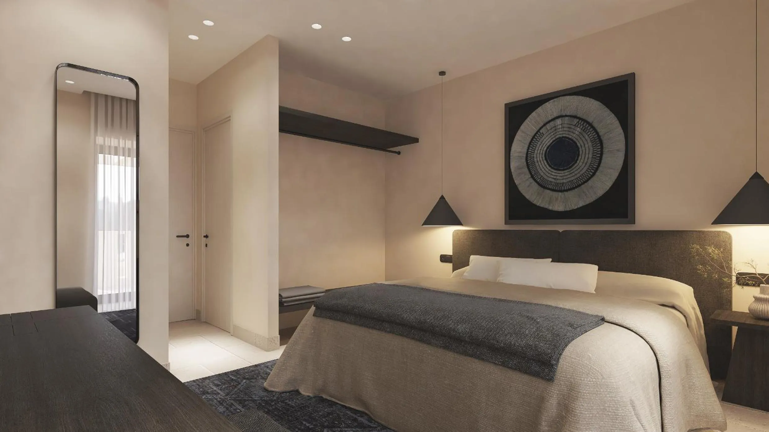 Bed in Melidron Hotel Suites Villas