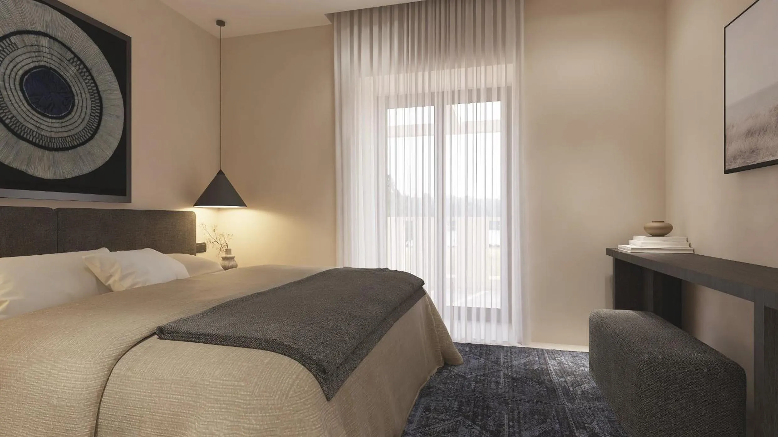 Bed in Melidron Hotel Suites Villas