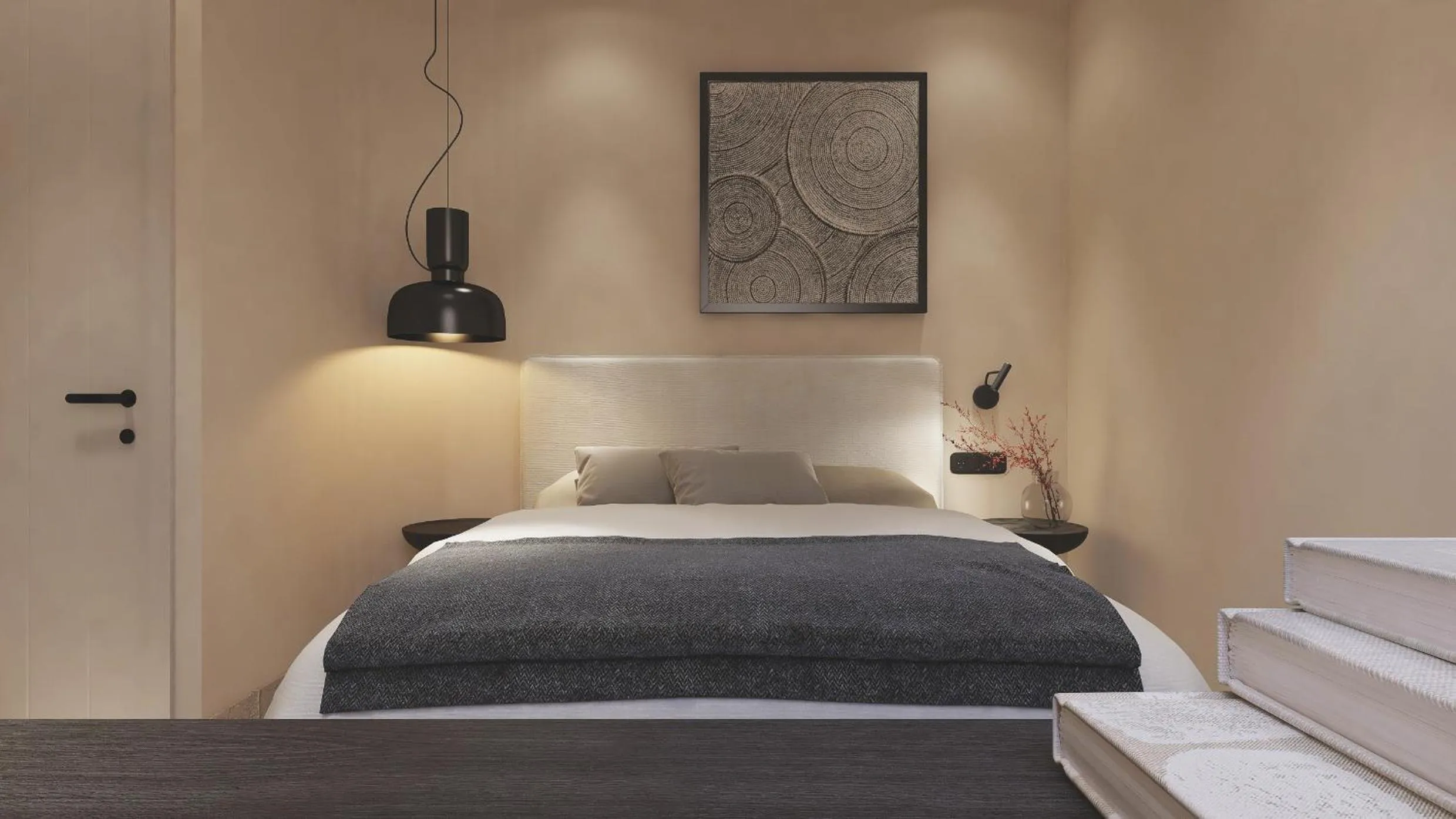 Bed in Melidron Hotel Suites Villas