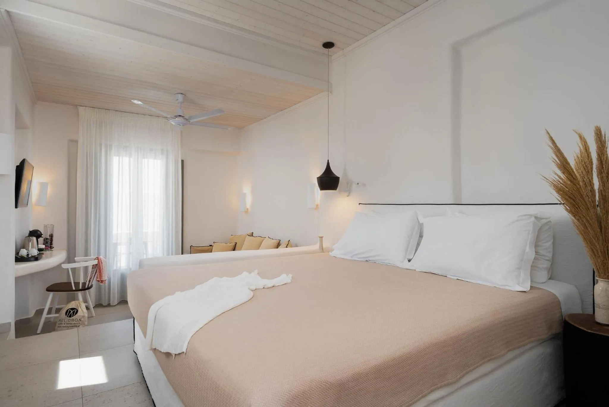 Photo of the whole room, Bed in Melidron Hotel & Suites