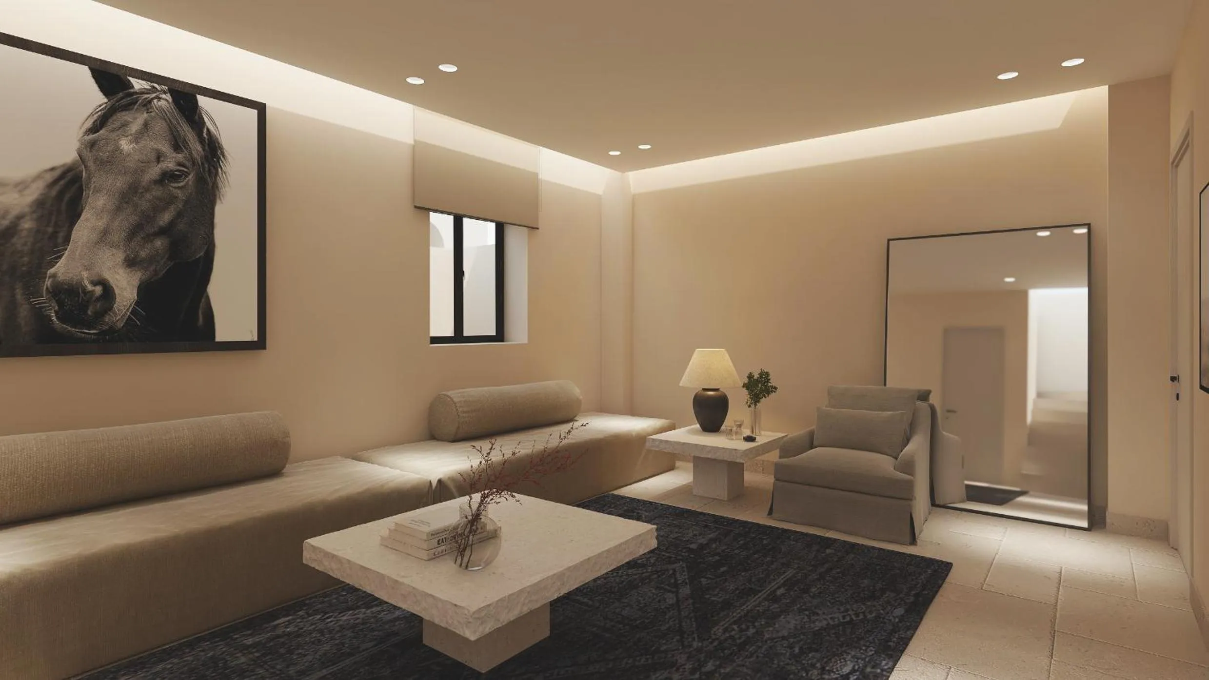 Living room in Melidron Hotel Suites Villas