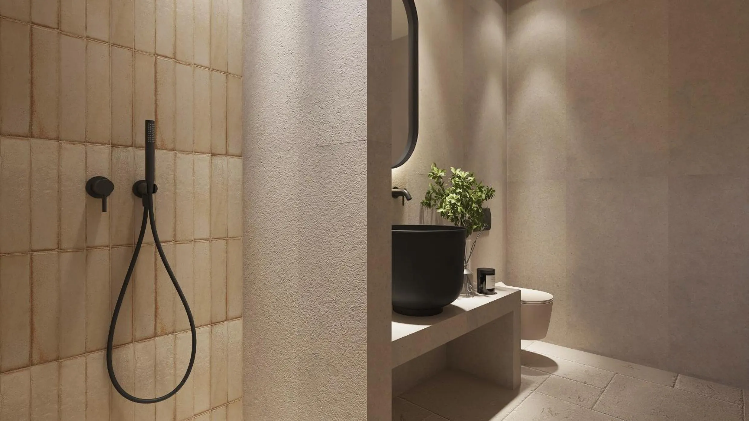 Shower in Melidron Hotel Suites Villas