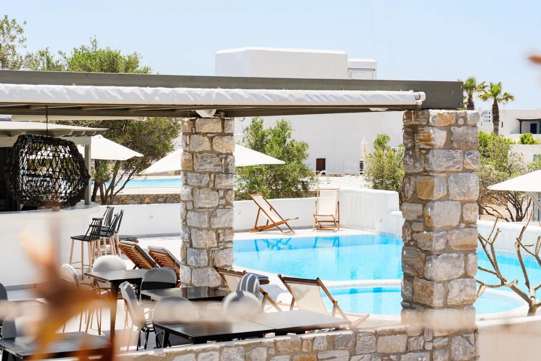 Pool view in Melidron Hotel & Suites