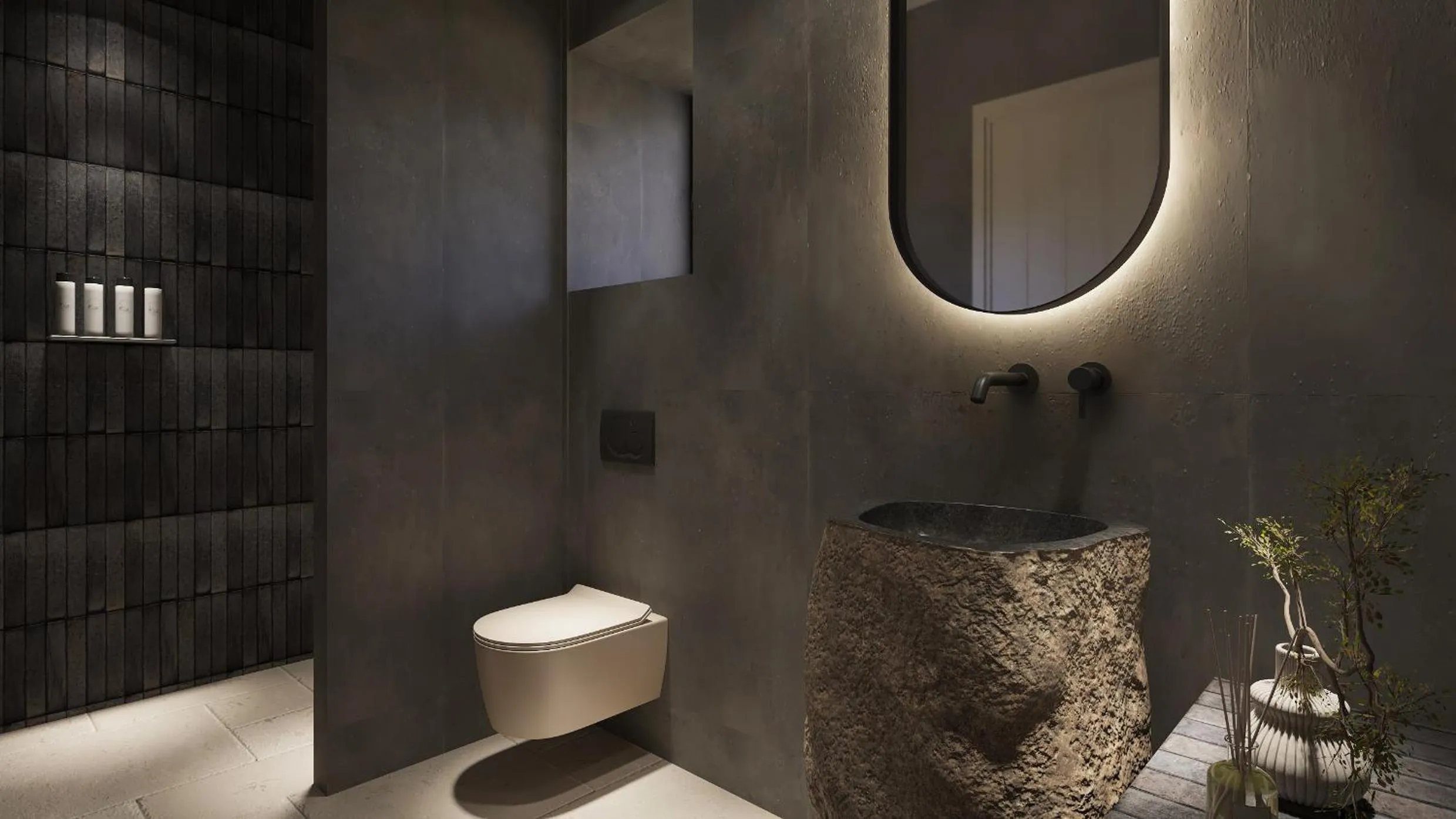 Toilet in Melidron Hotel Suites Villas