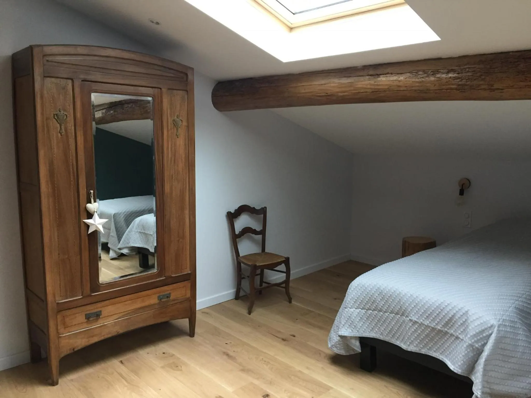 Bedroom, Bed in La Garoffe