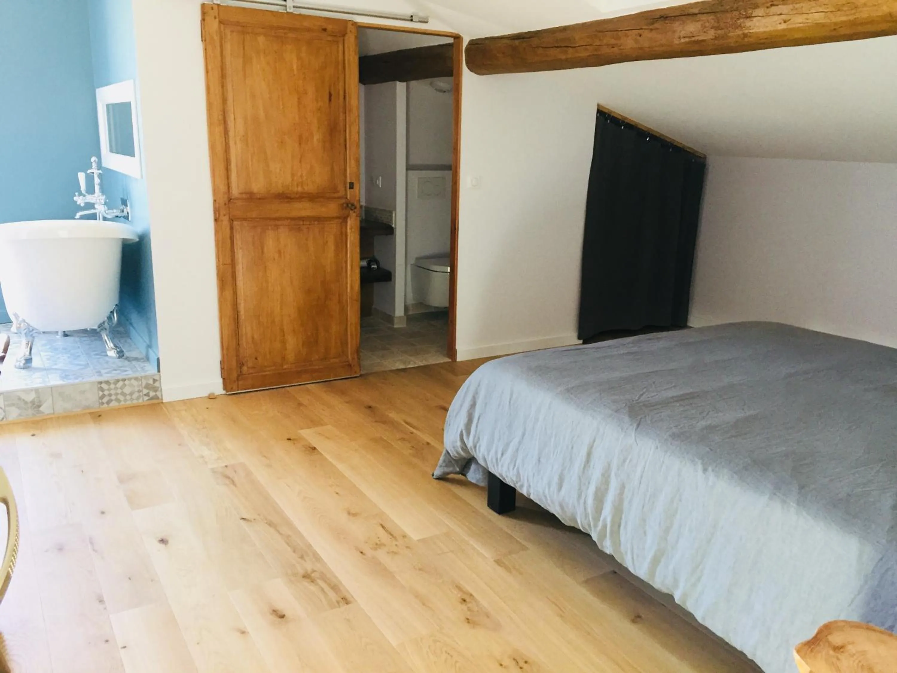 Bedroom, Bed in La Garoffe