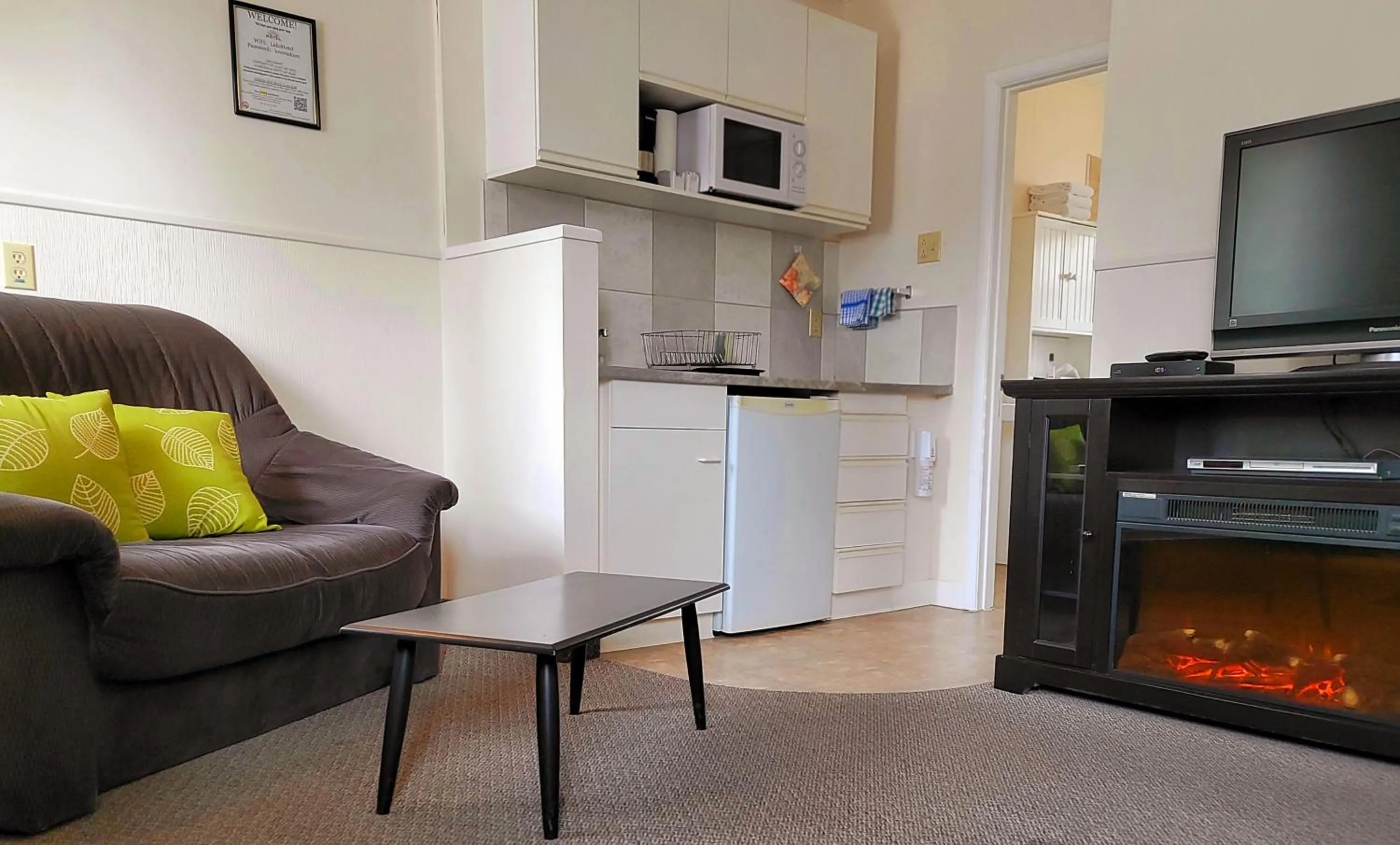 Living room in Lido Motel