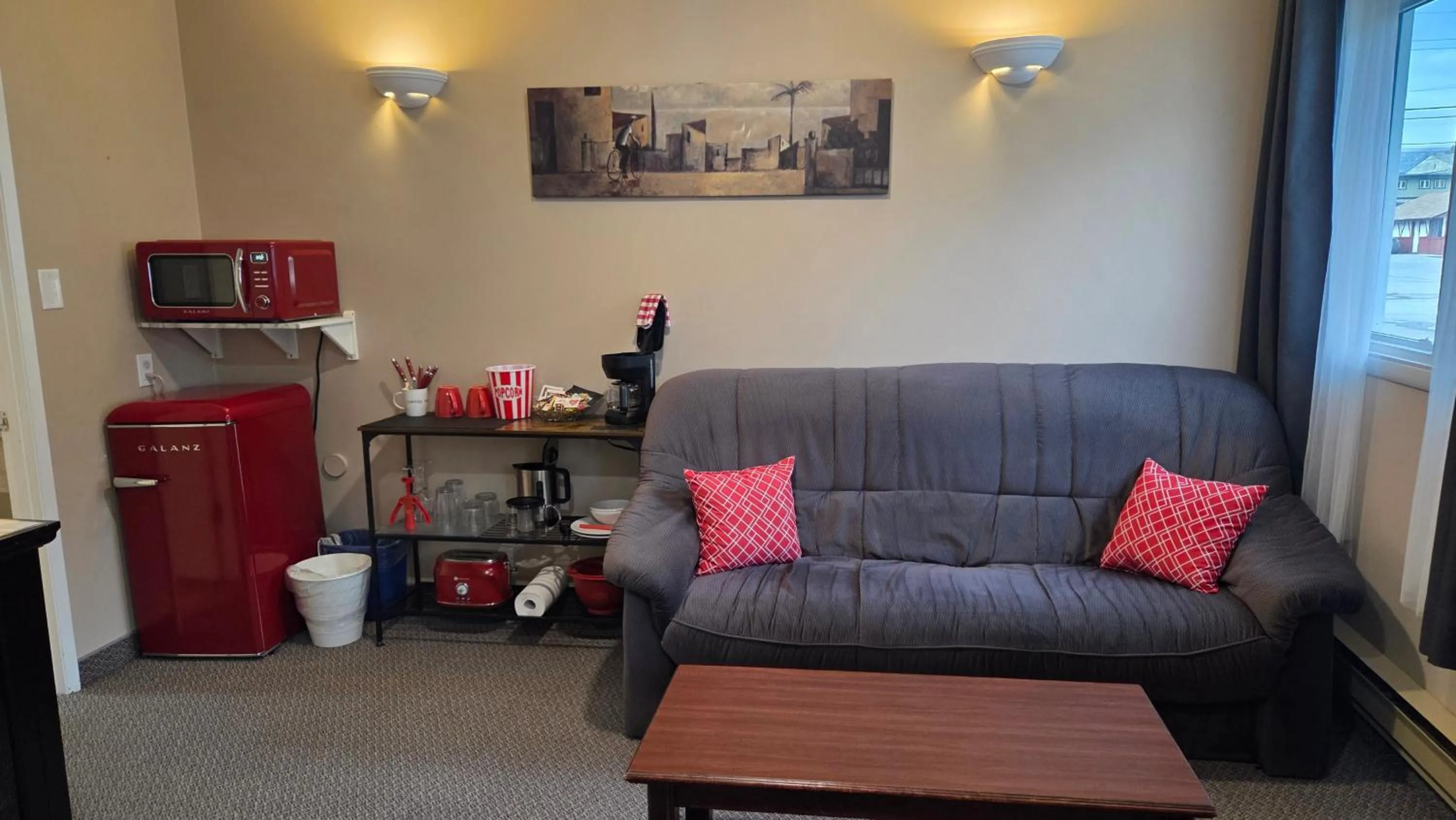 Living room in Lido Motel