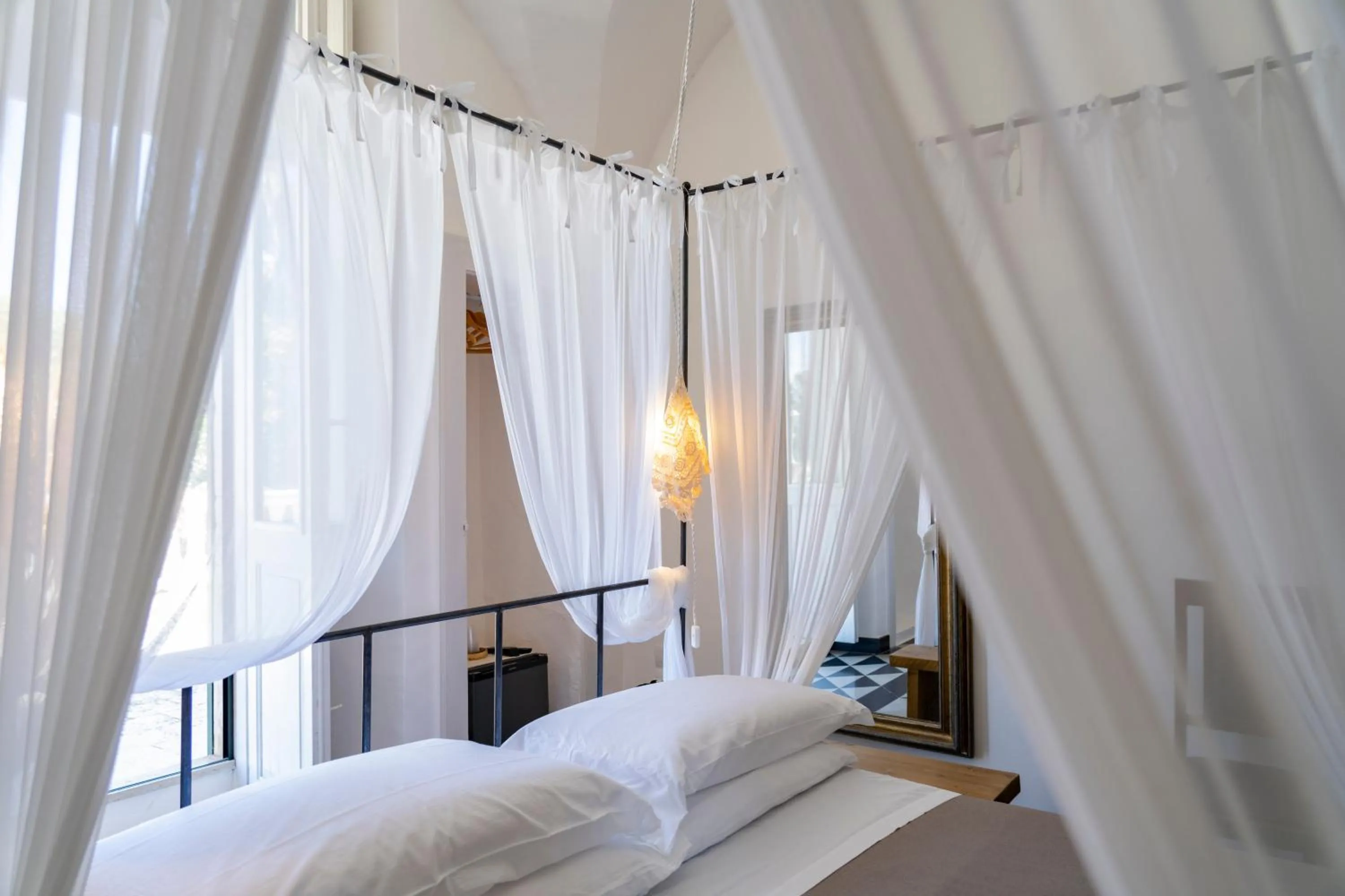 Bed in Masseria Montepaolo Dimora di Charme