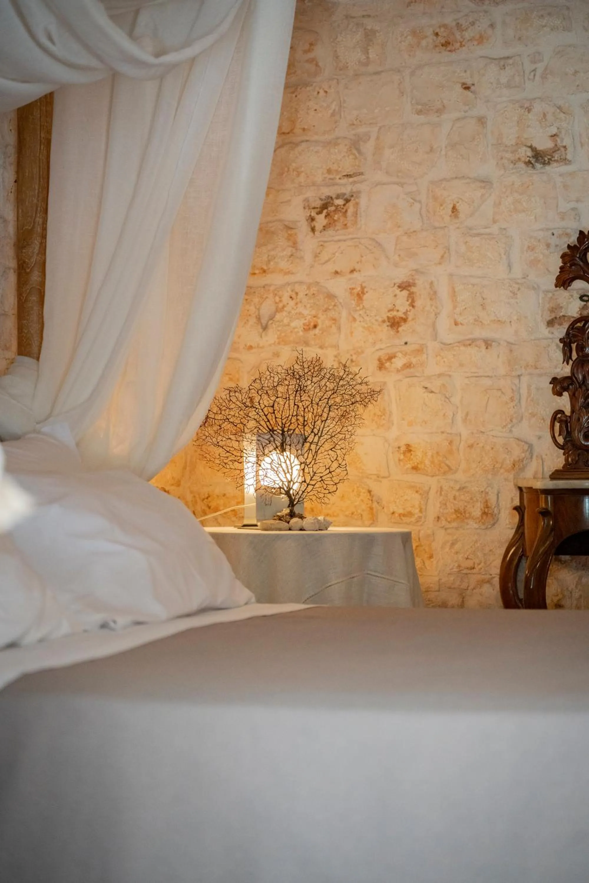 Bed in Masseria Montepaolo Dimora di Charme