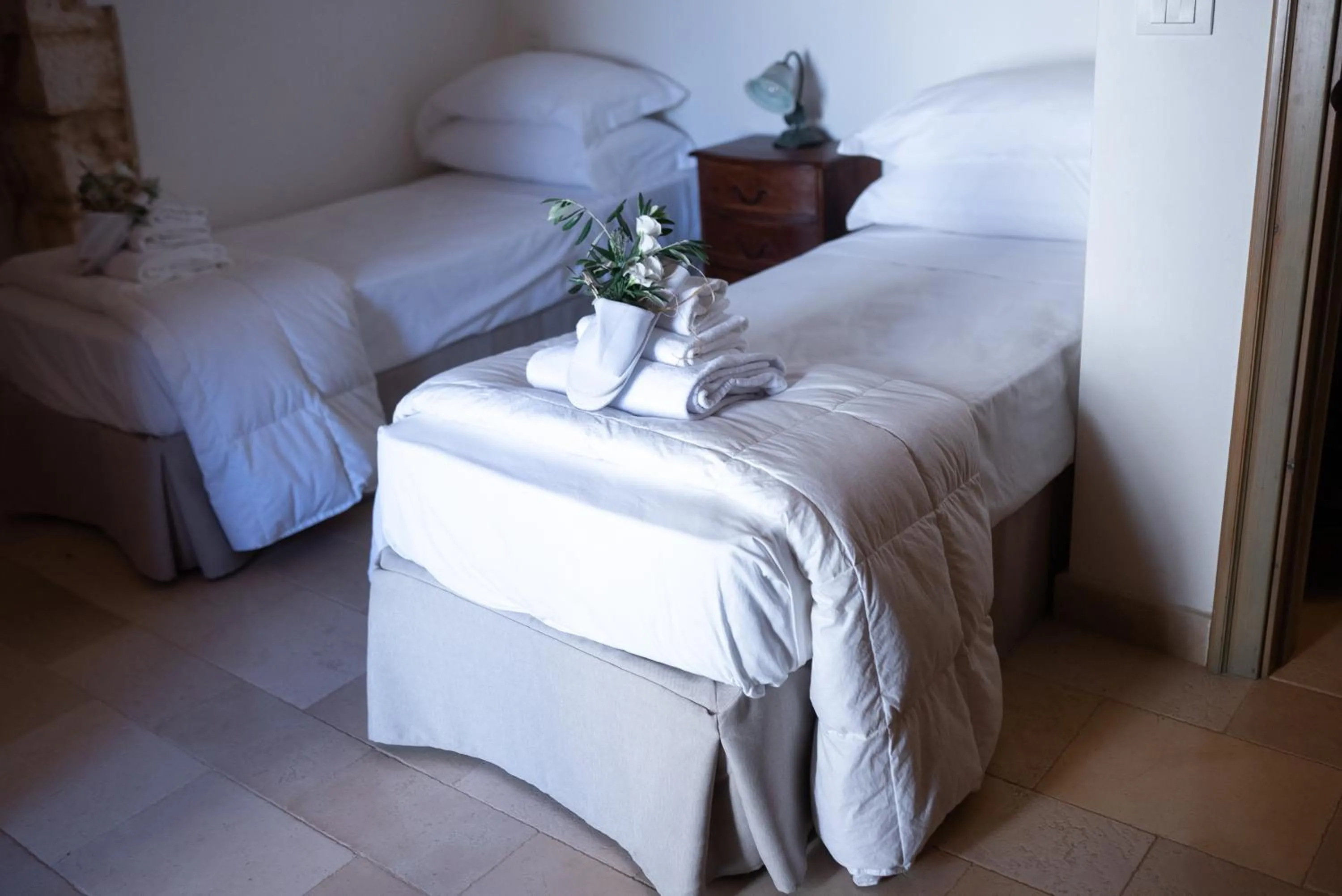 Bed in Masseria Montepaolo Dimora di Charme