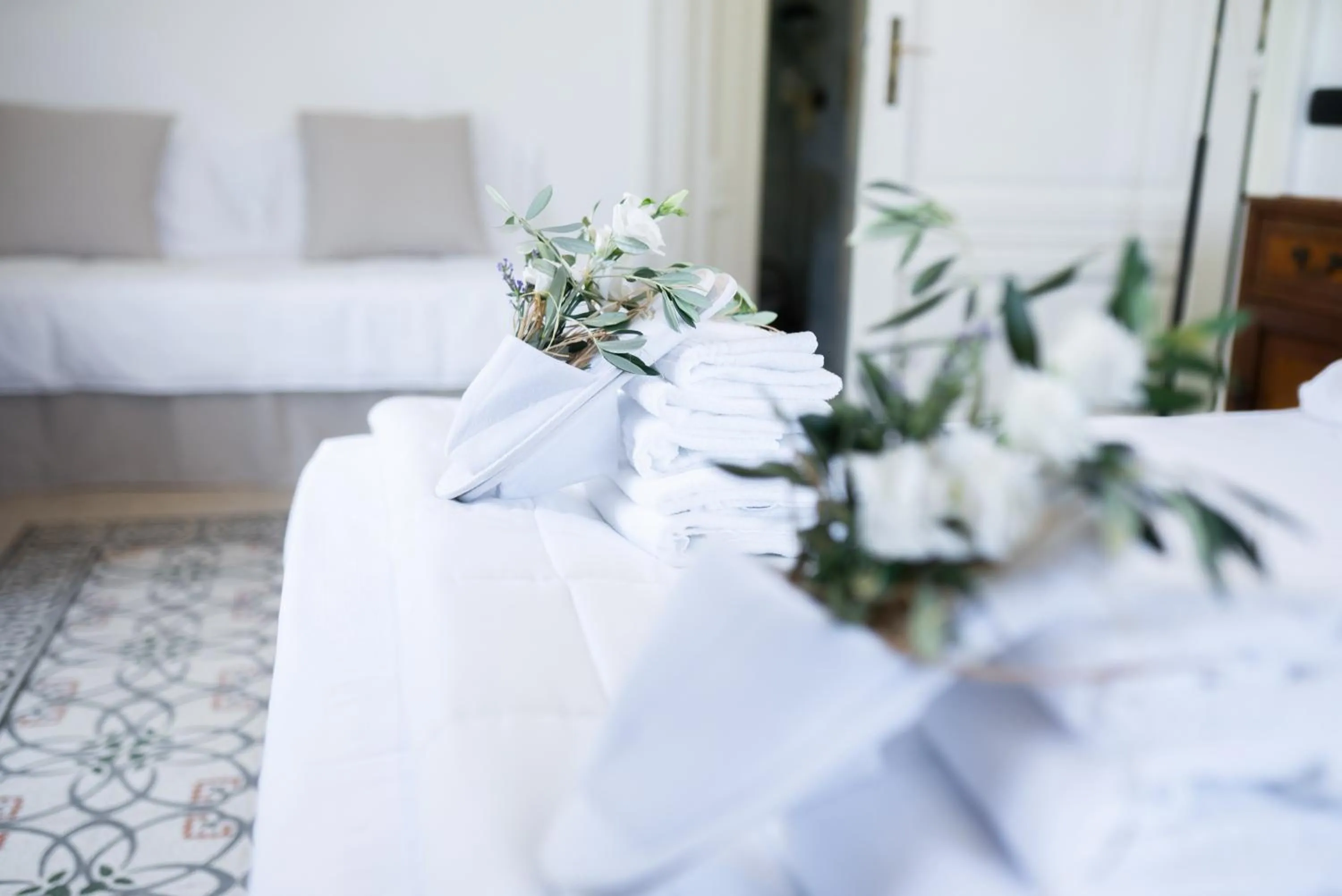 Bed in Masseria Montepaolo Dimora di Charme